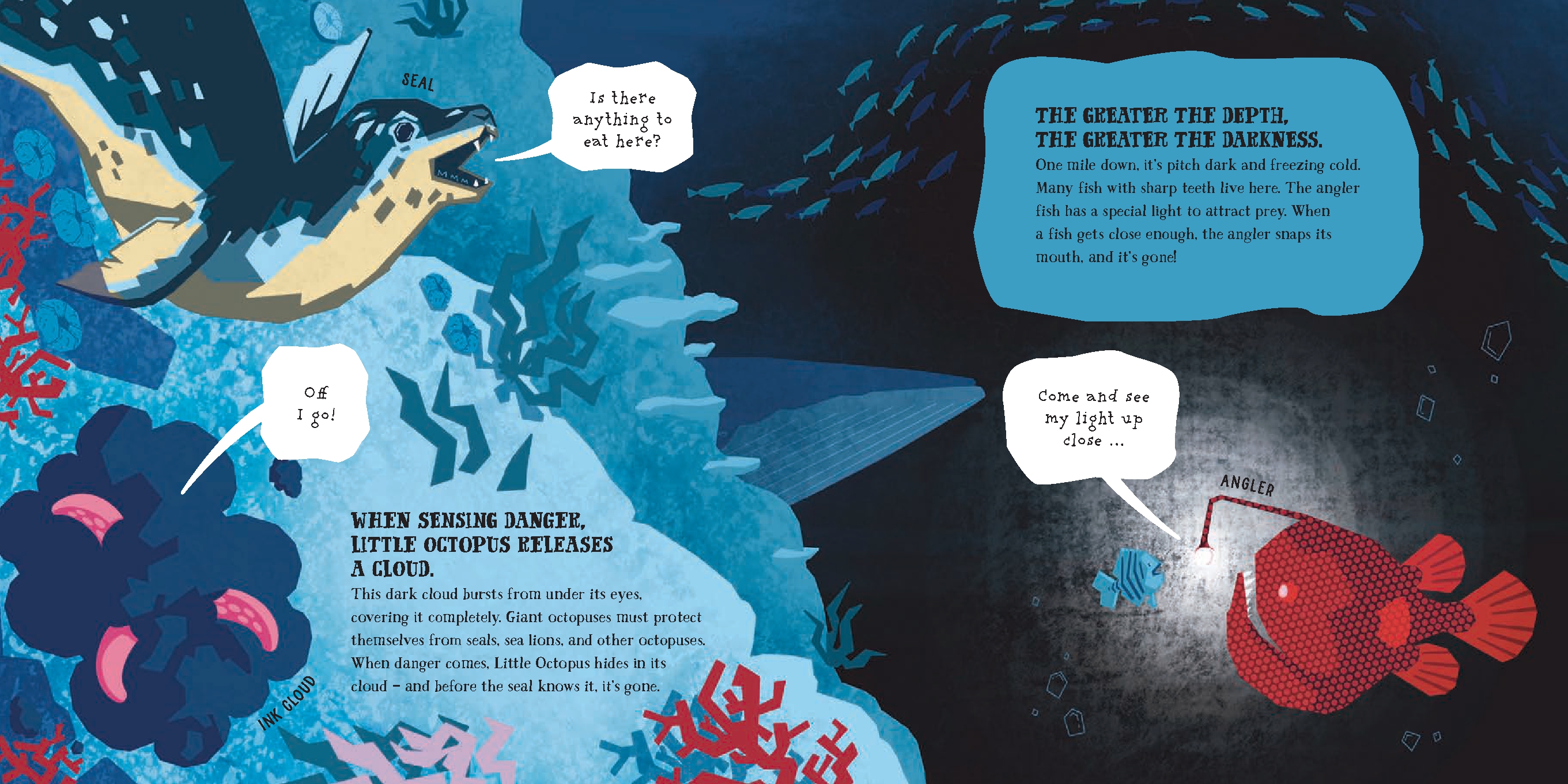 Little Octopus and the Vast Ocean