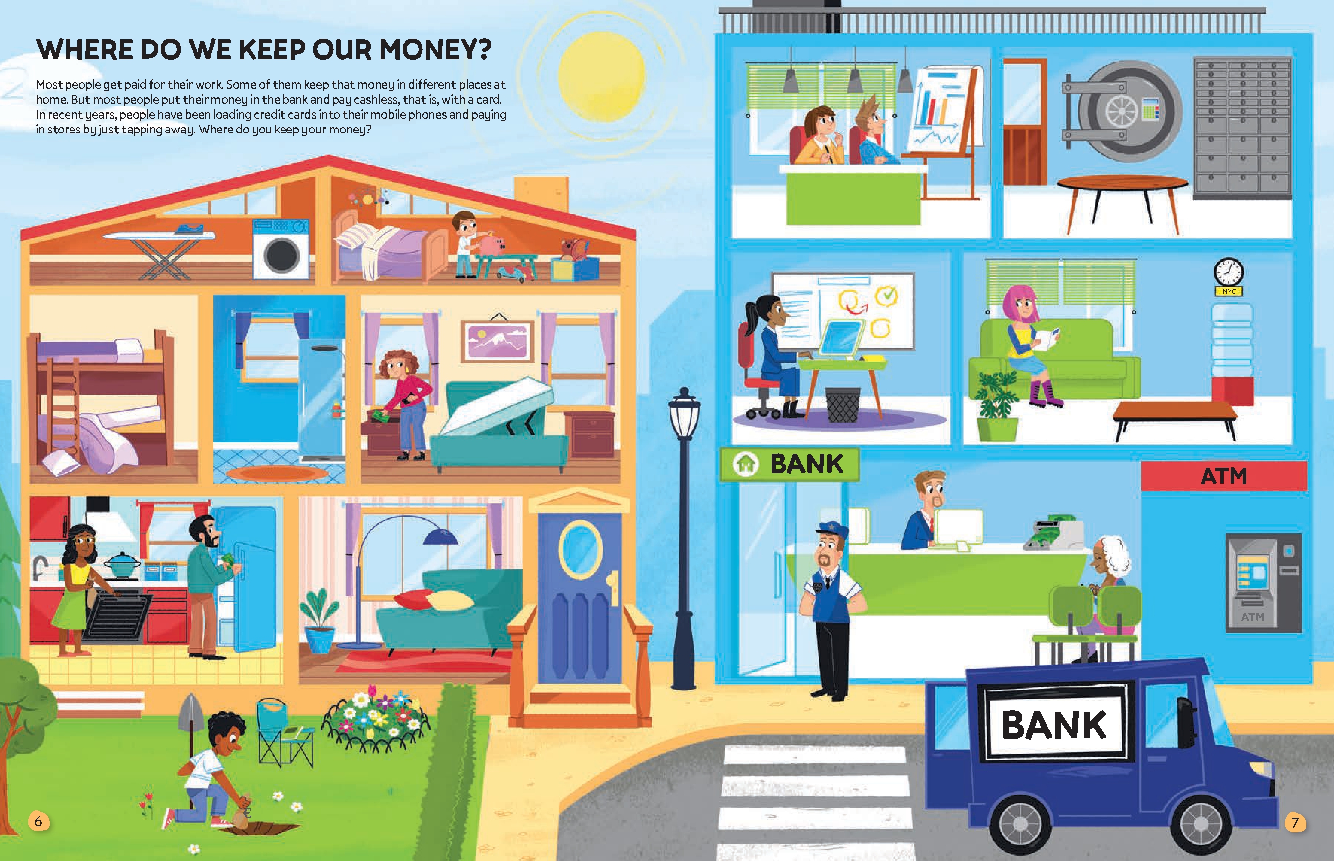 Deluxe Sticker Book: How We Use Money