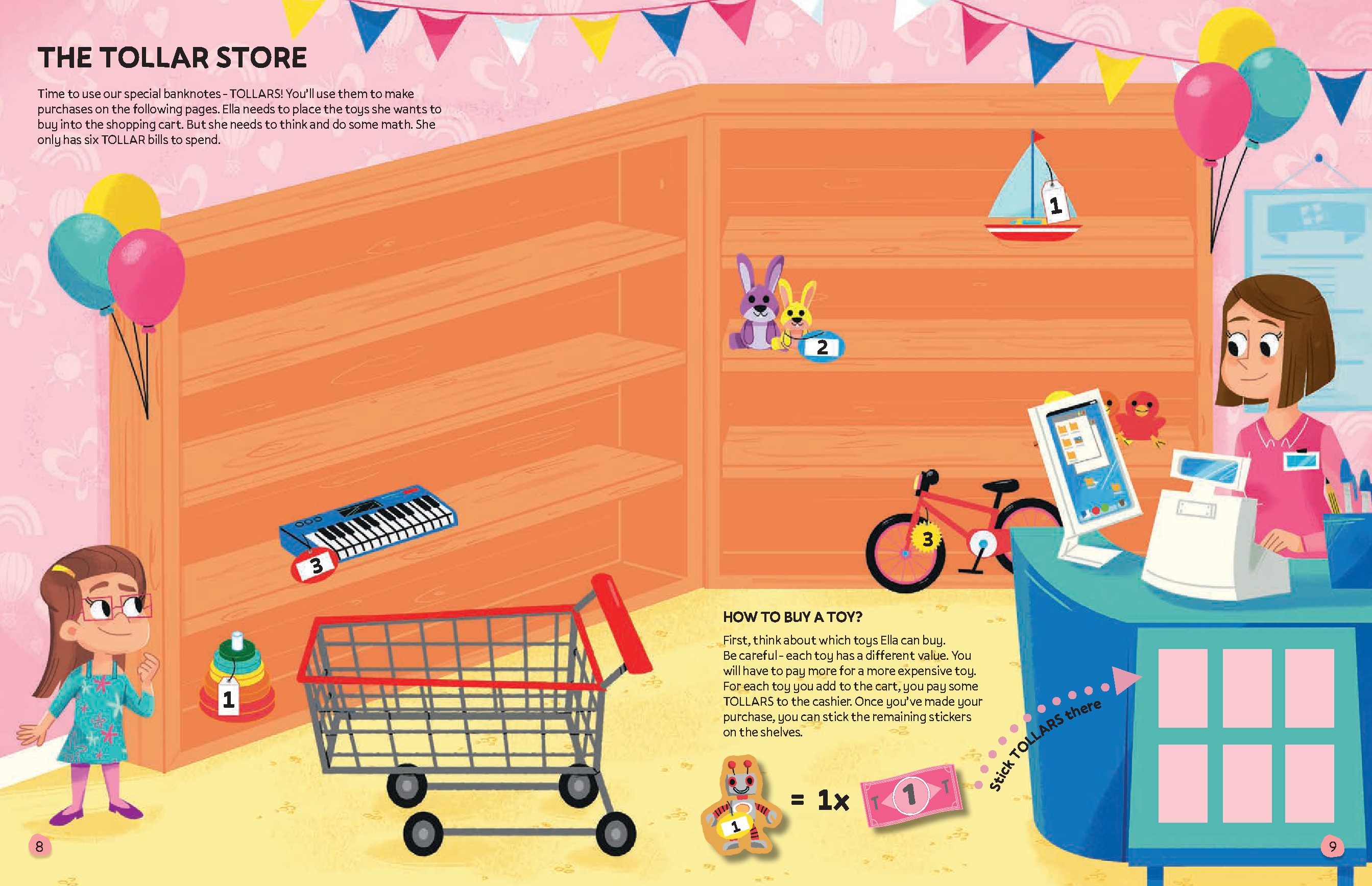 Deluxe Sticker Book: How We Use Money
