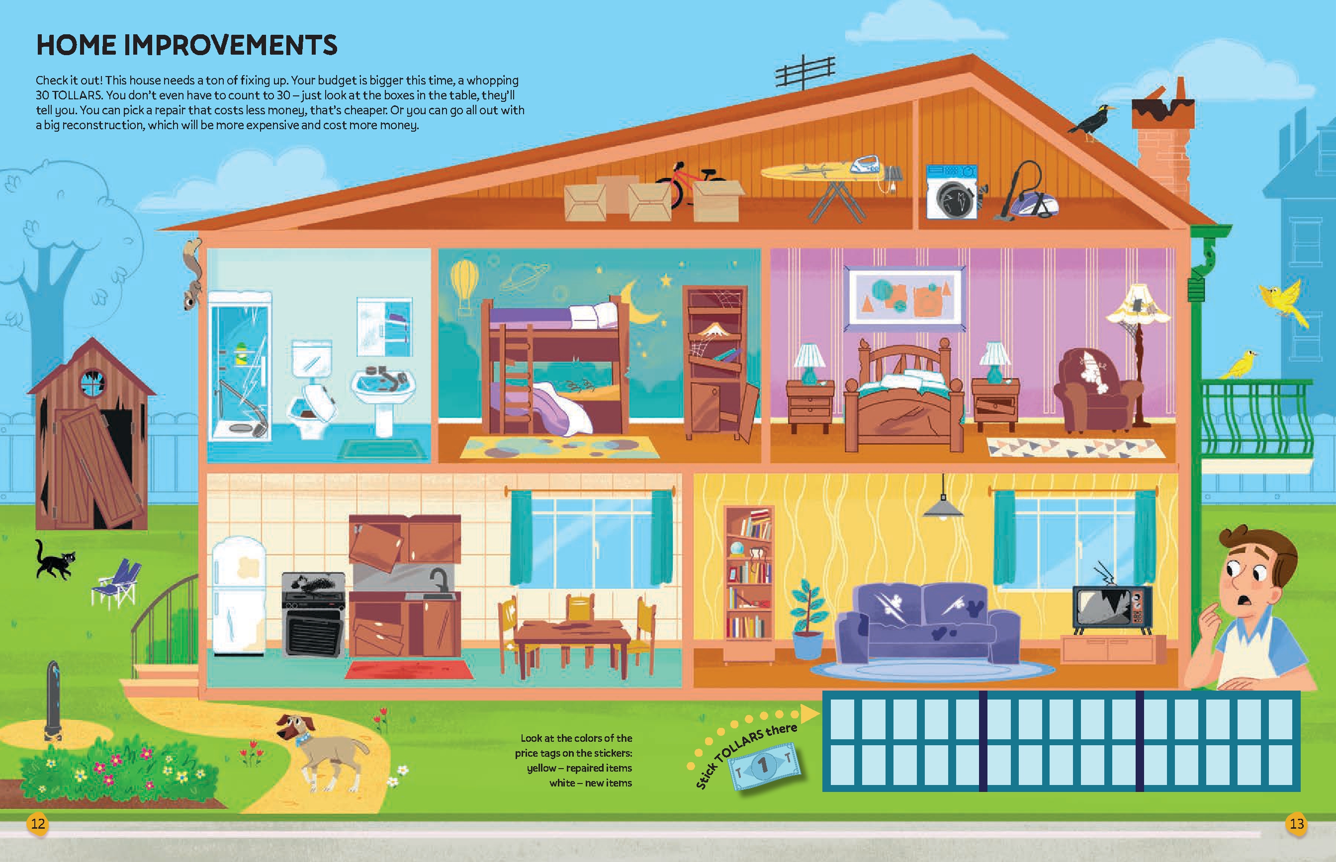 Deluxe Sticker Book: How We Use Money