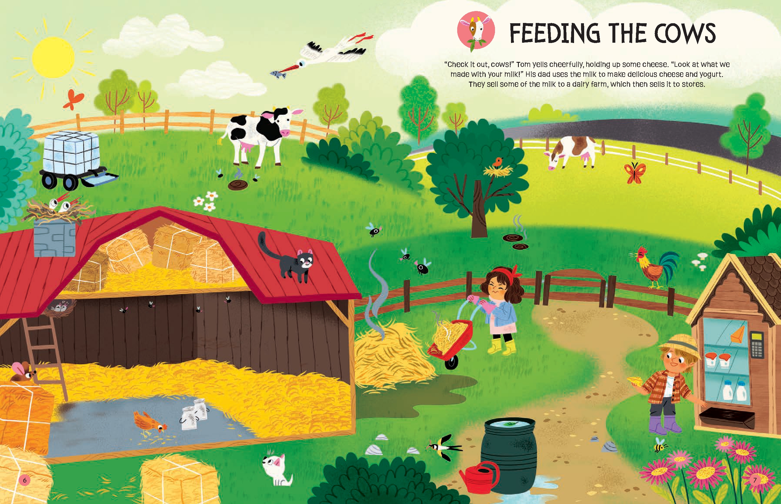 Deluxe Sticker Book: On the Farm