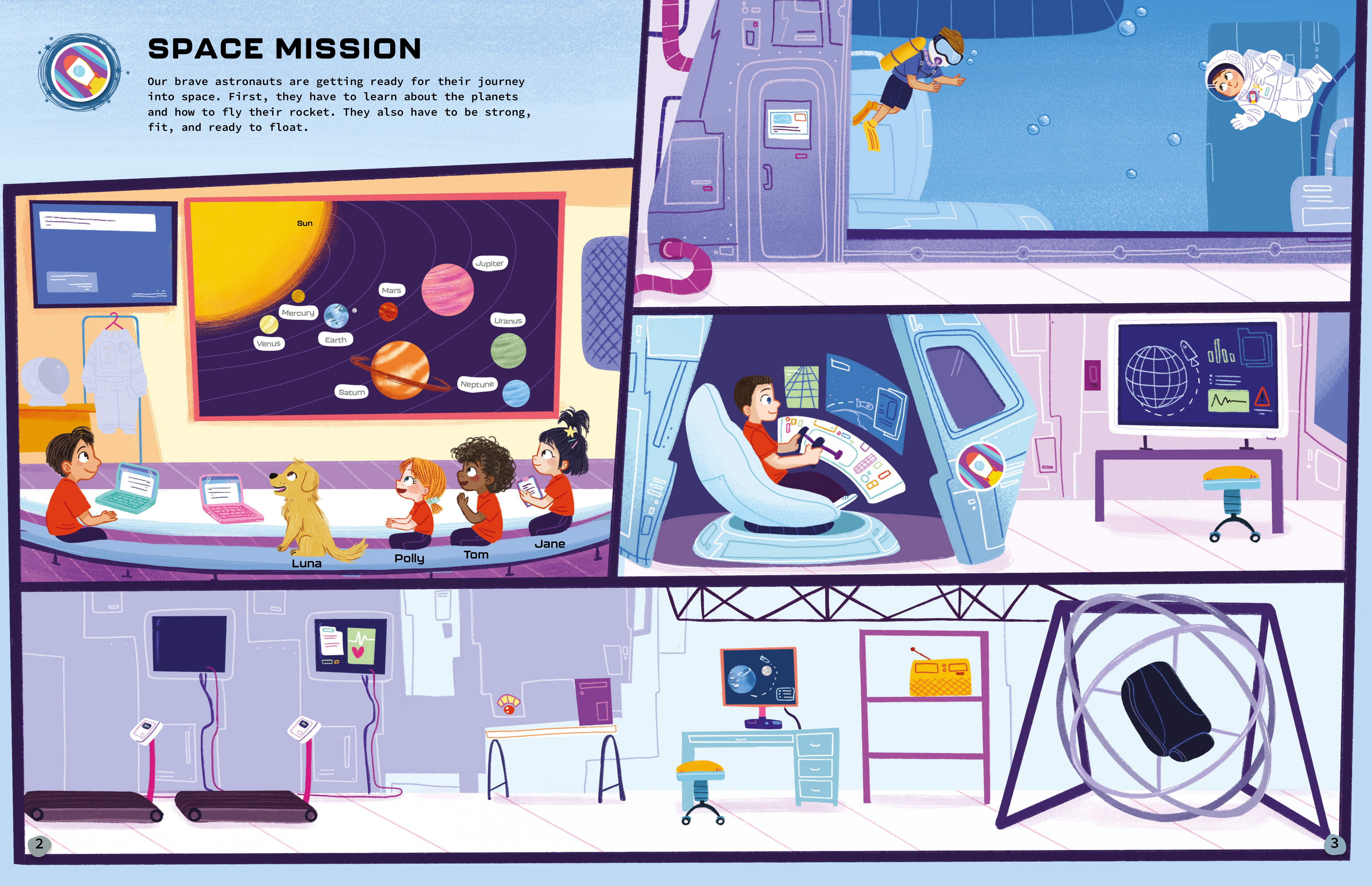 Deluxe Sticker Book: Space