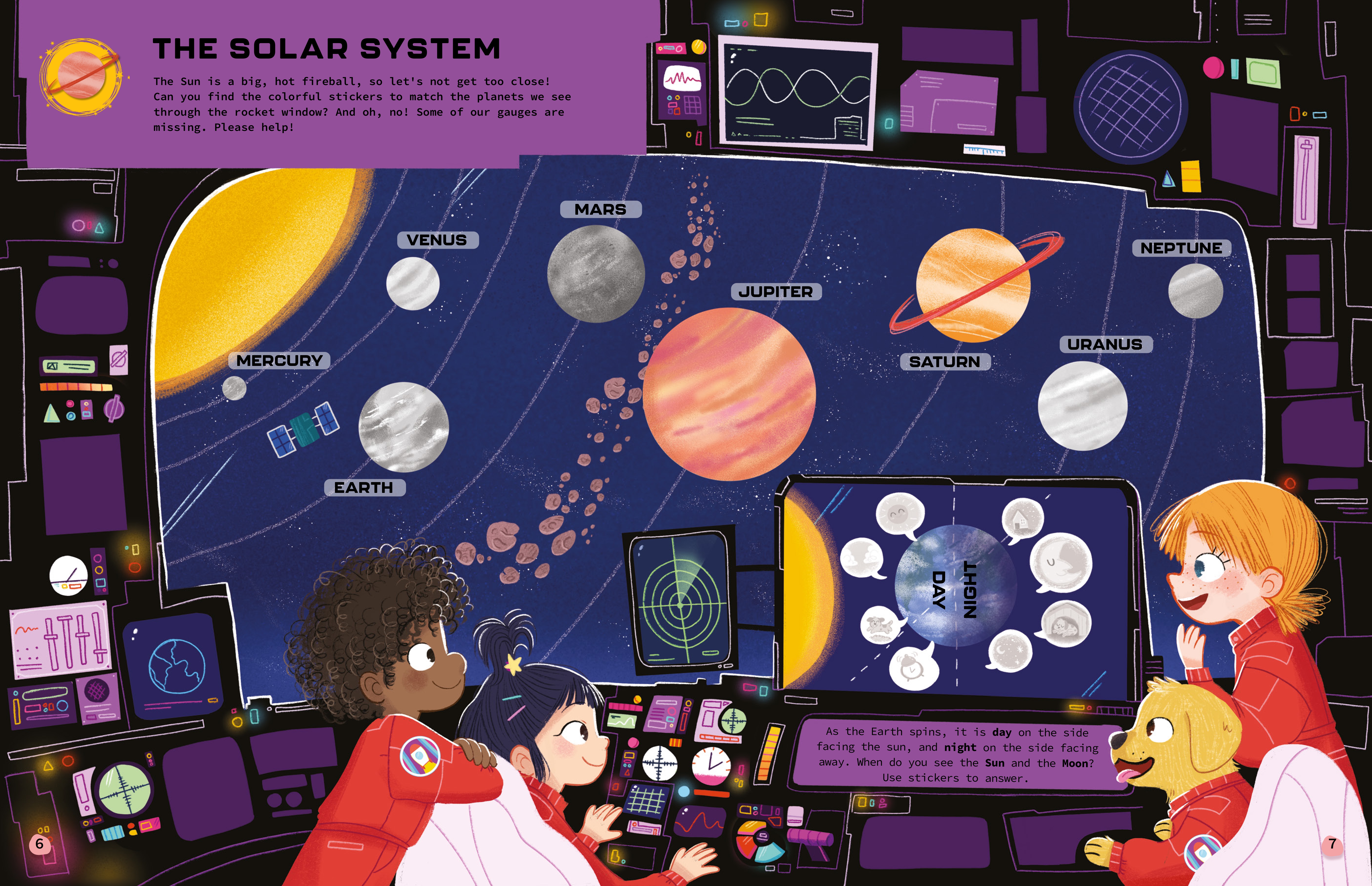 Deluxe Sticker Book: Space