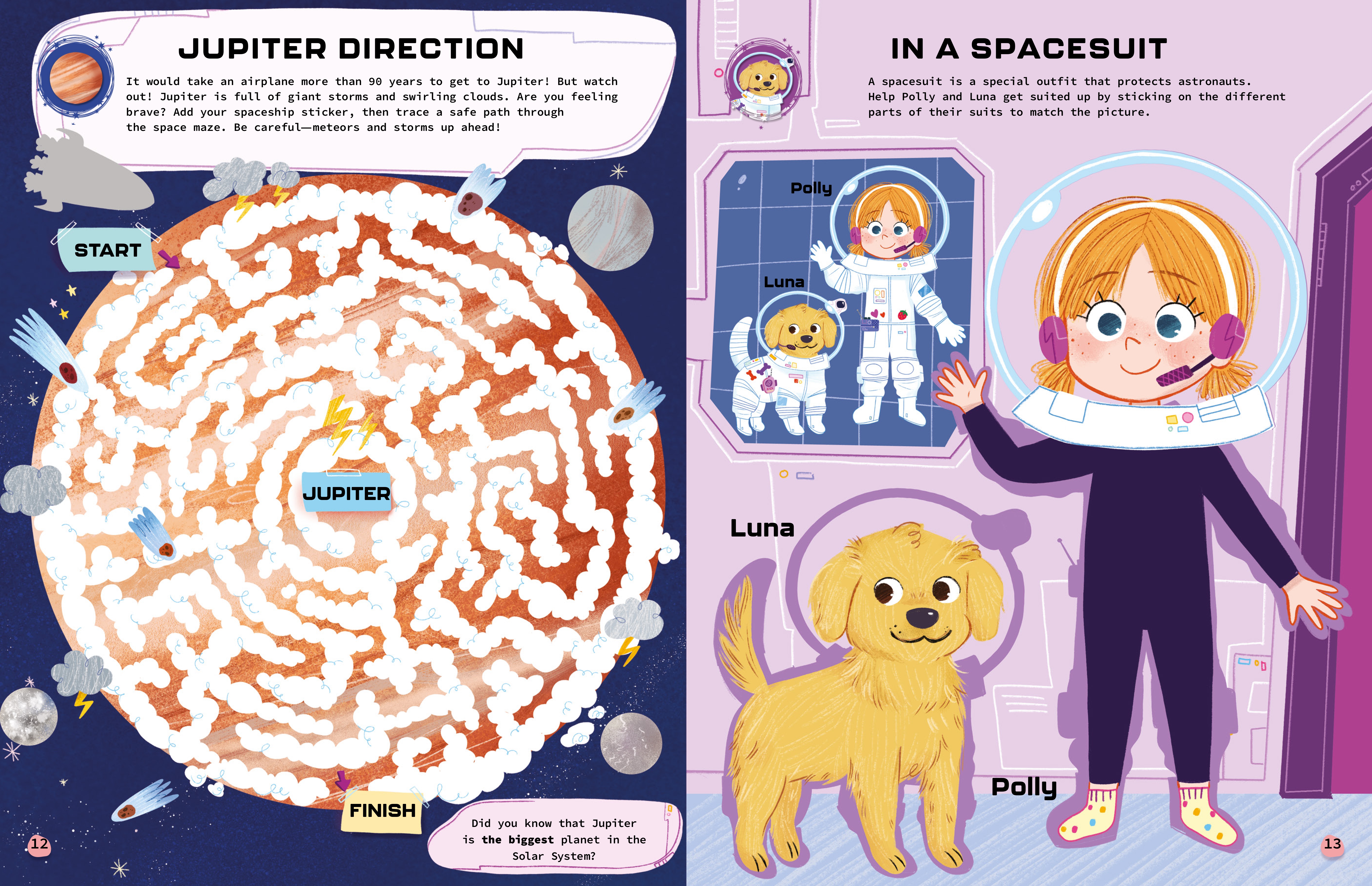 Deluxe Sticker Book: Space
