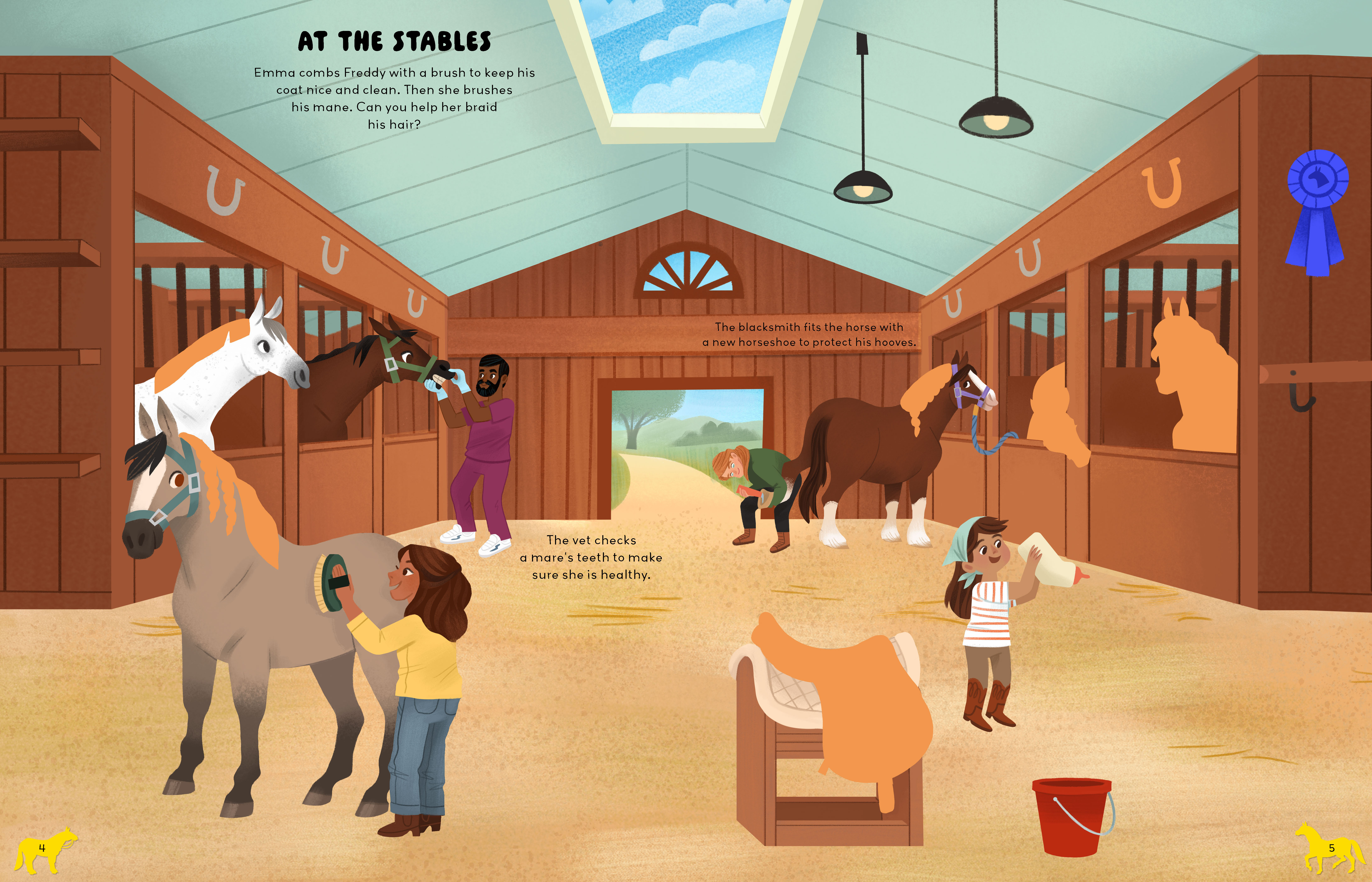 Sticker Book: Horses
