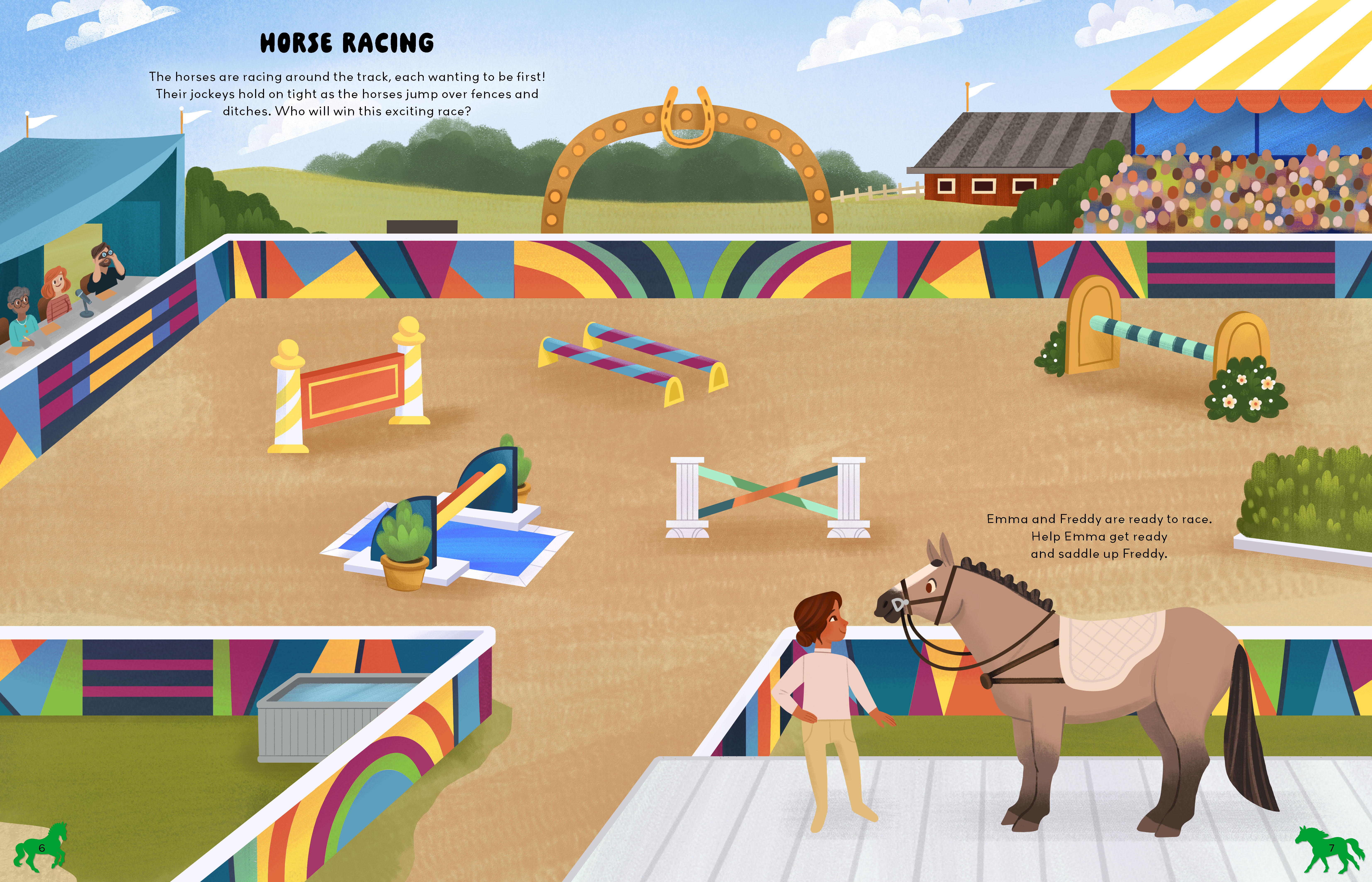 Sticker Book: Horses