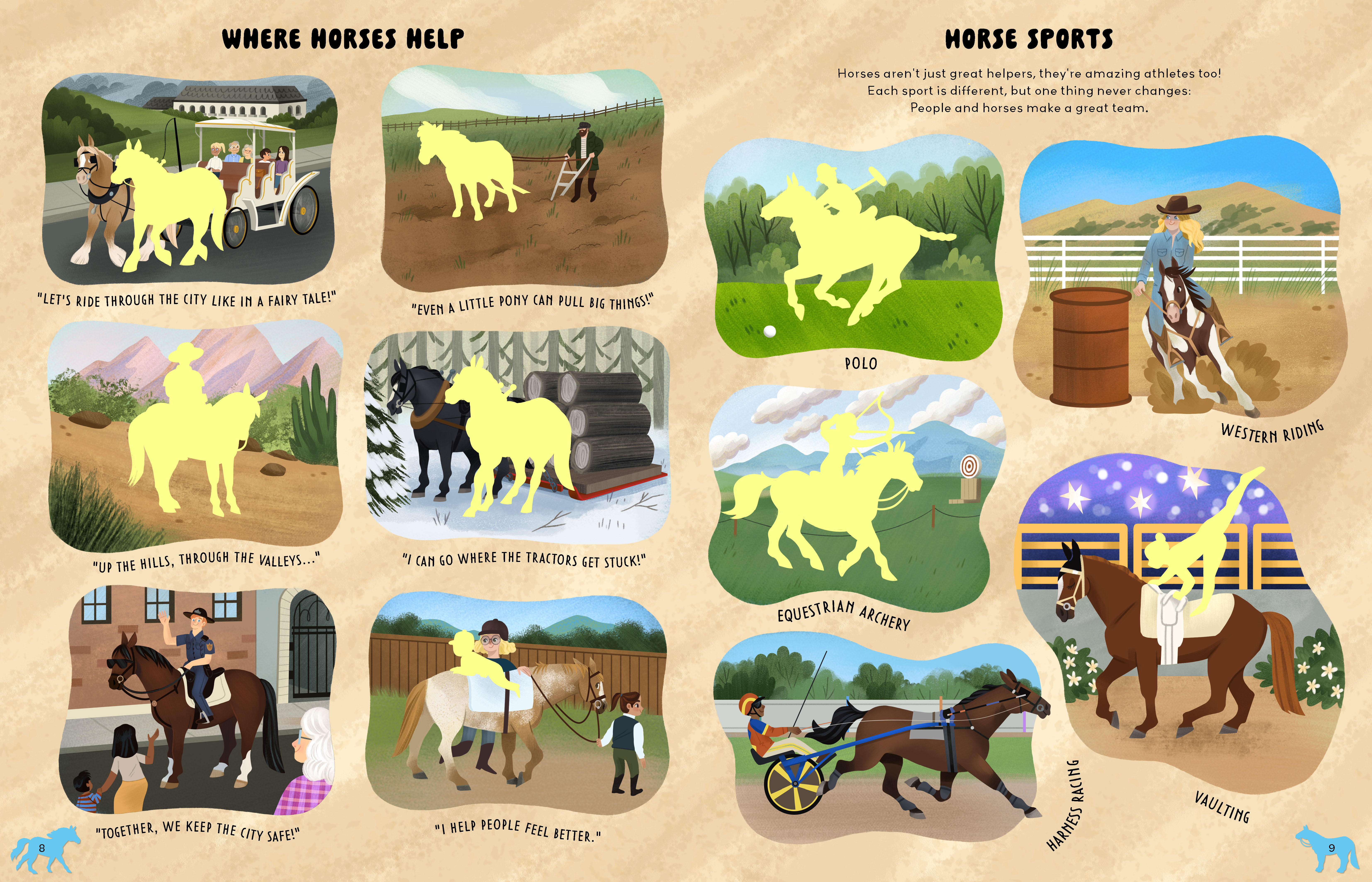 Sticker Book: Horses