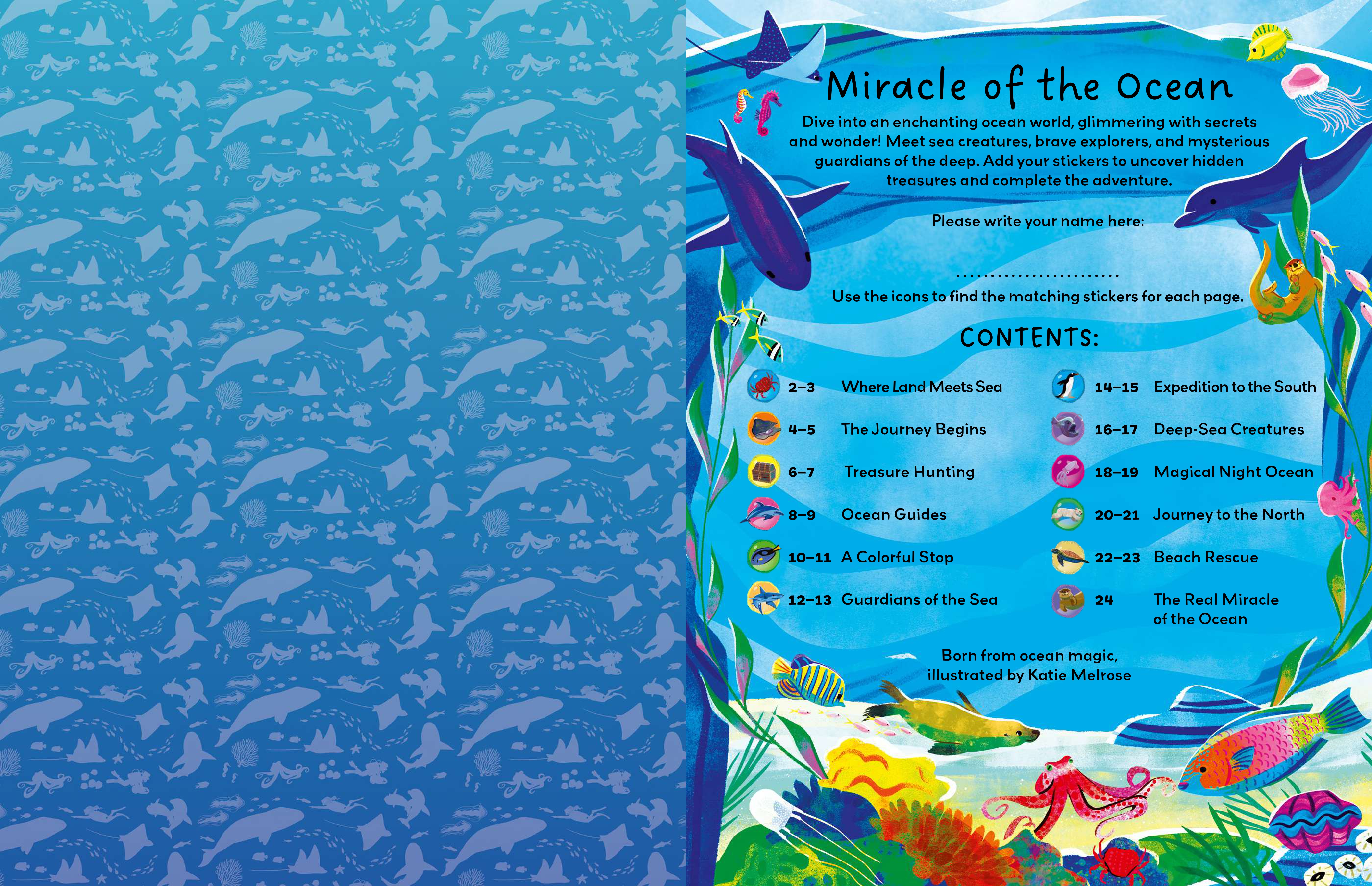 Deluxe Sticker Book: Miracle of the Ocean