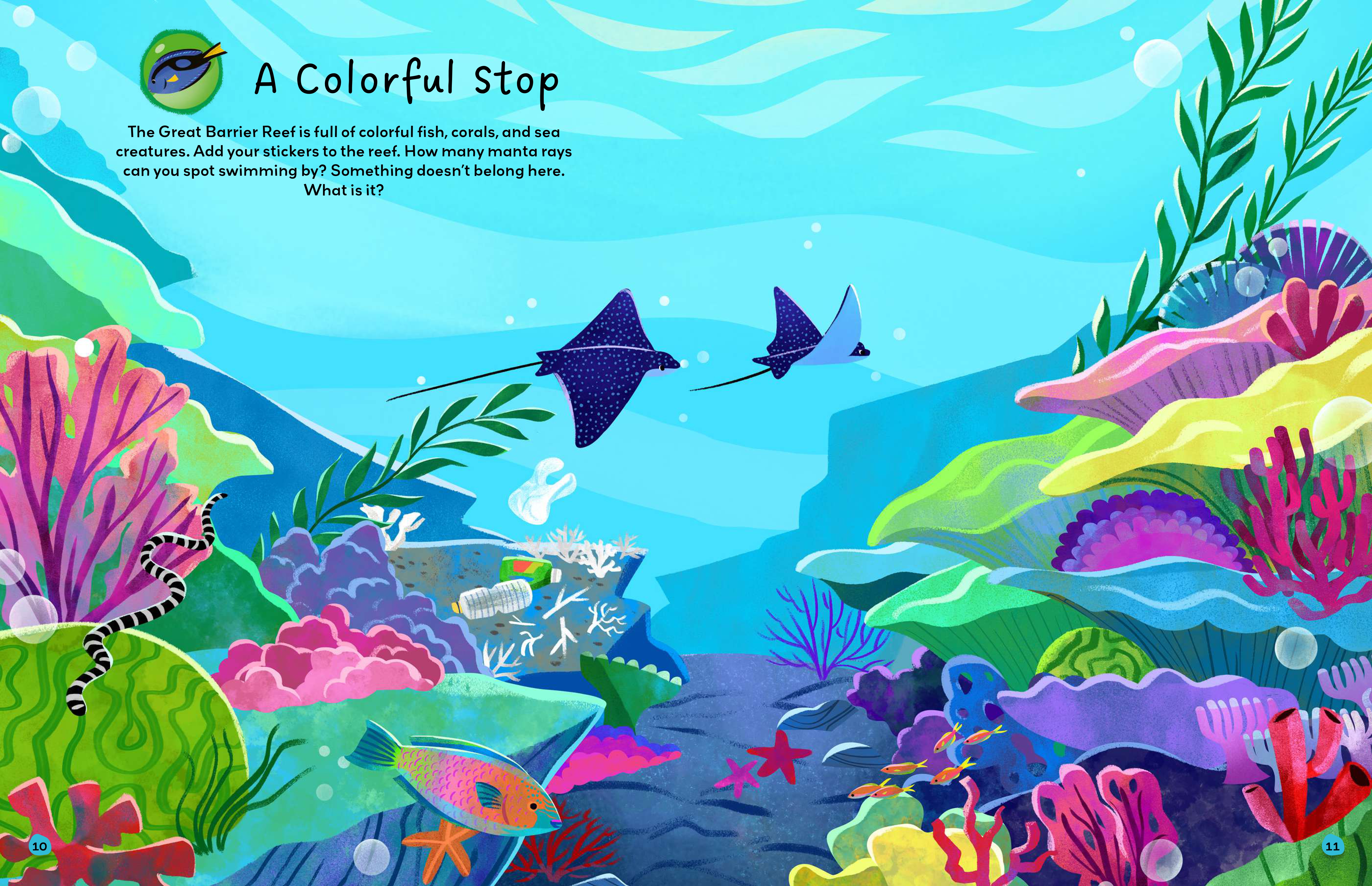 Deluxe Sticker Book: Miracle of the Ocean