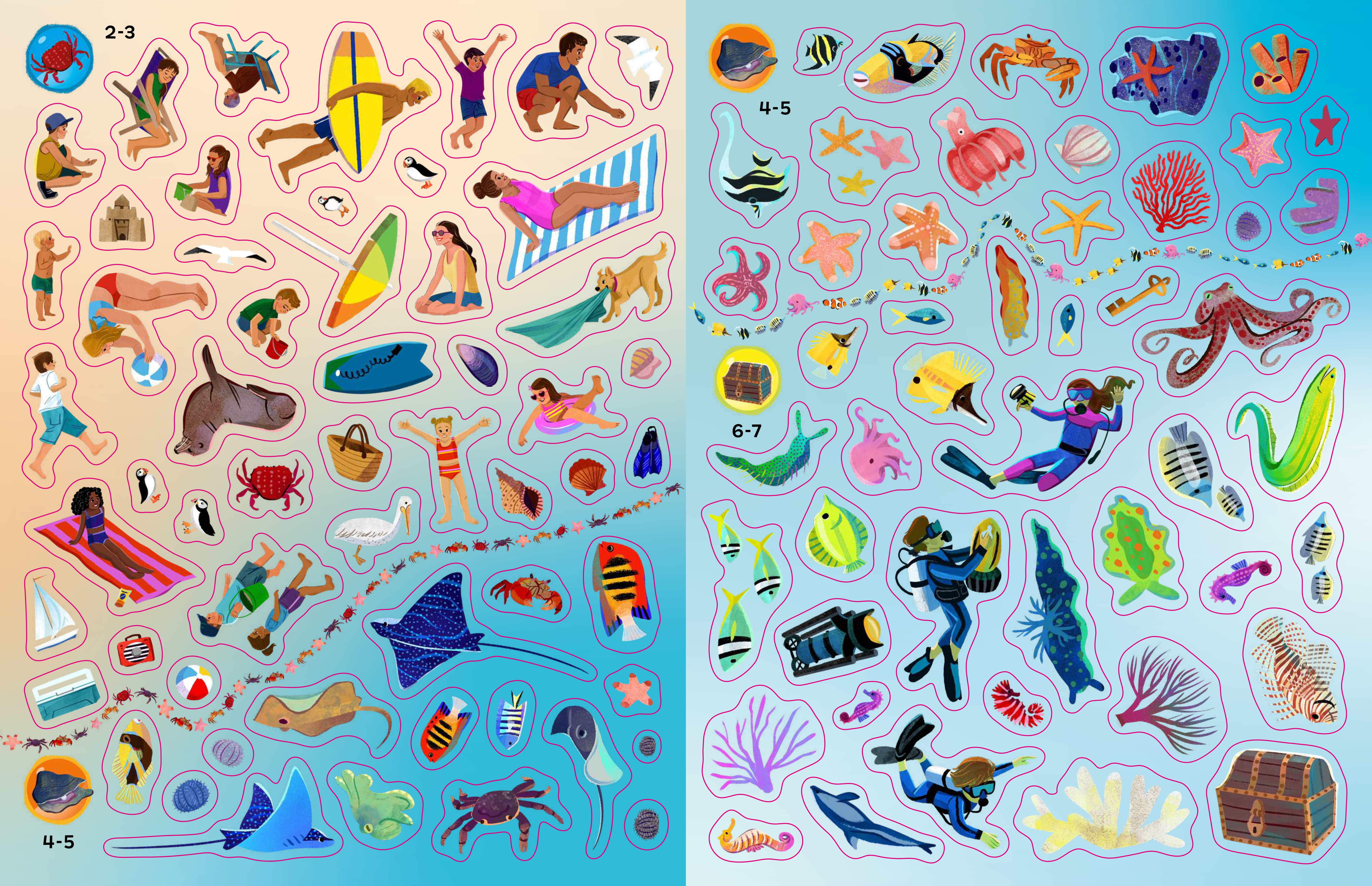 Deluxe Sticker Book: Miracle of the Ocean
