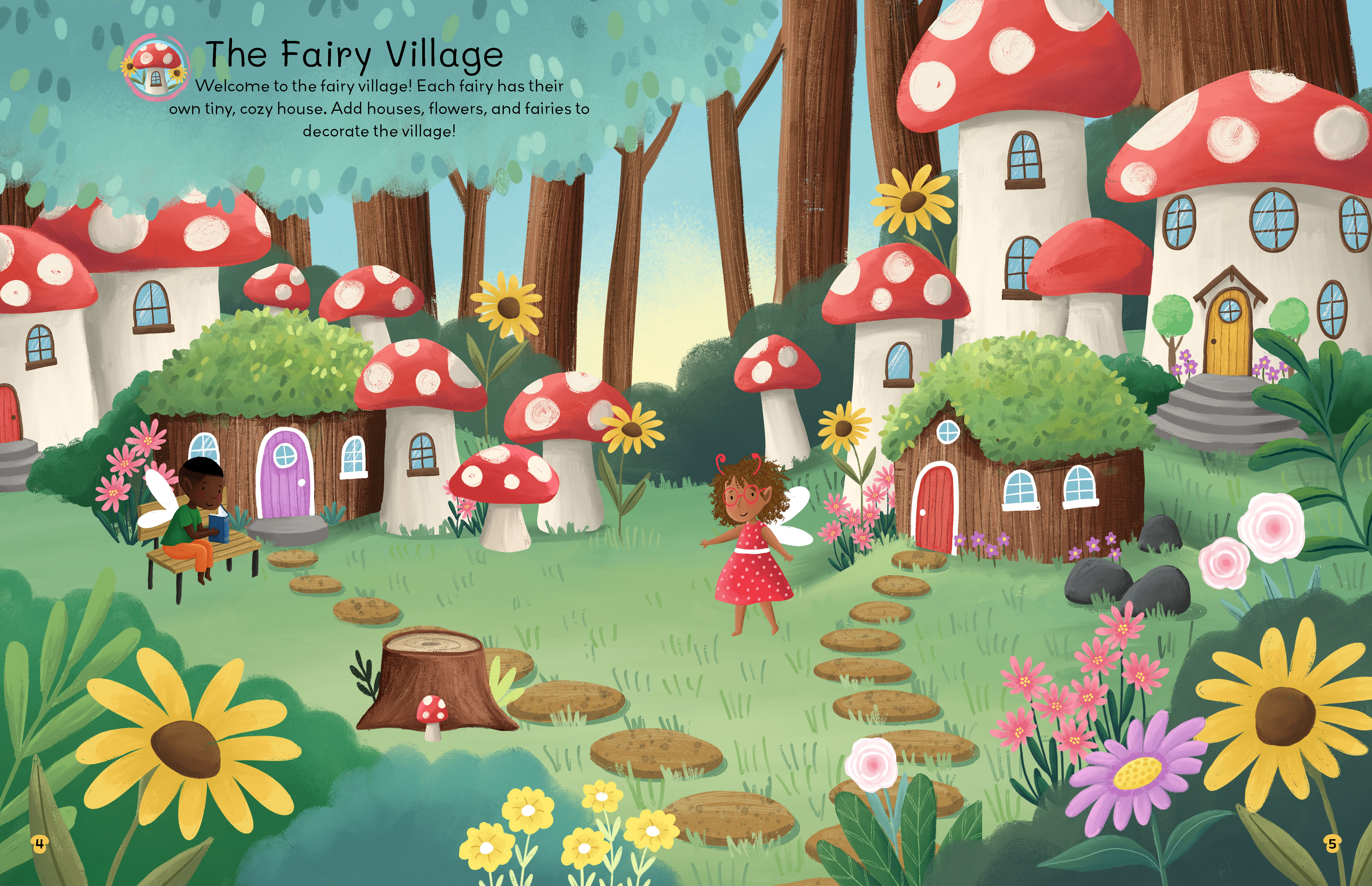 Deluxe Sticker Book: Magical World of Fairies