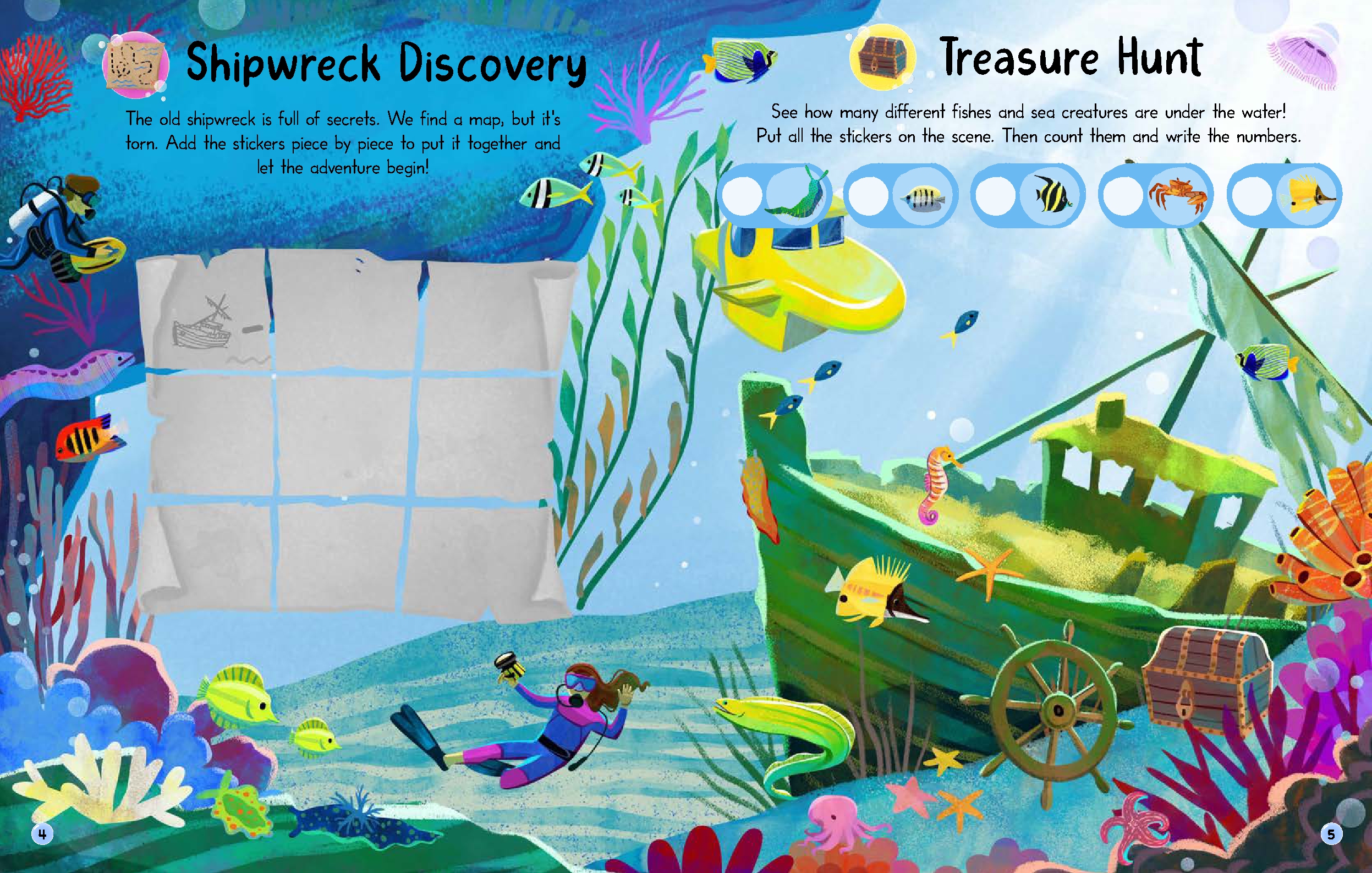 Glow-in-the-Dark Sticker Activity Book: Magical Ocean