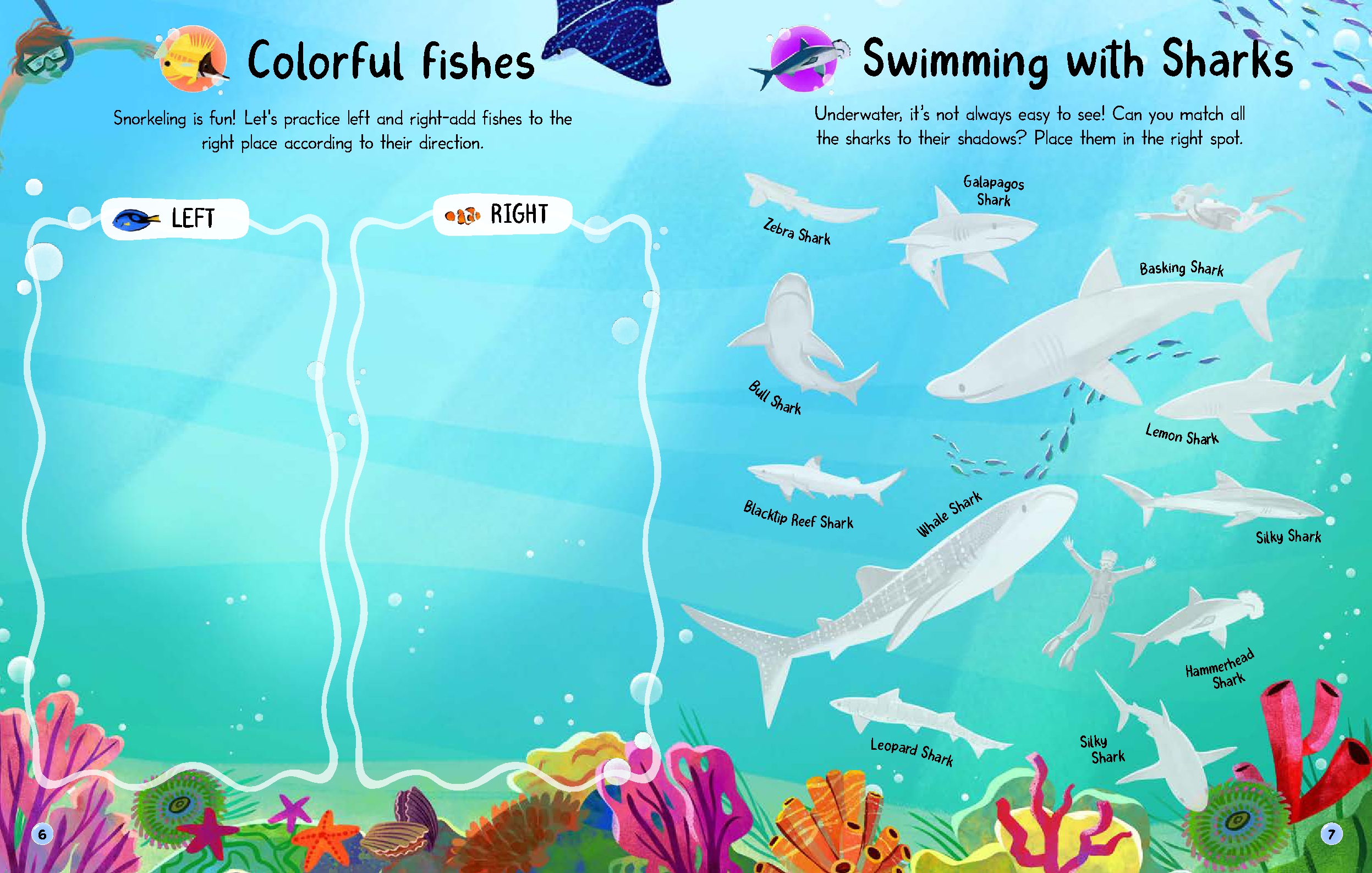 Glow-in-the-Dark Sticker Activity Book: Magical Ocean