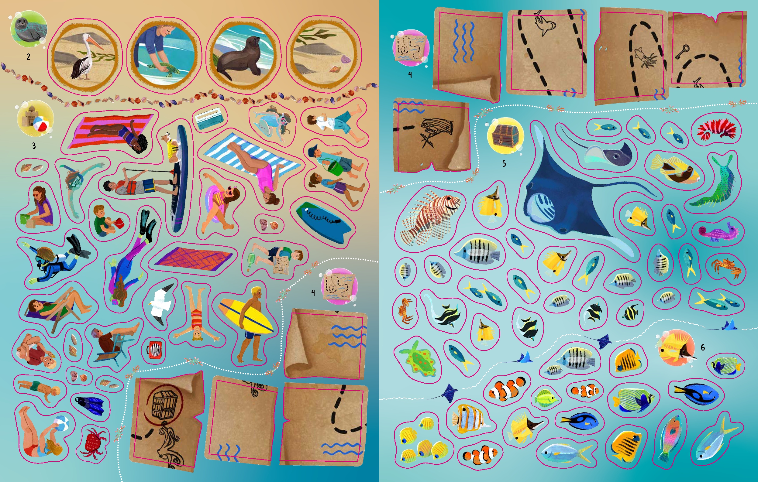 Glow-in-the-Dark Sticker Activity Book: Magical Ocean