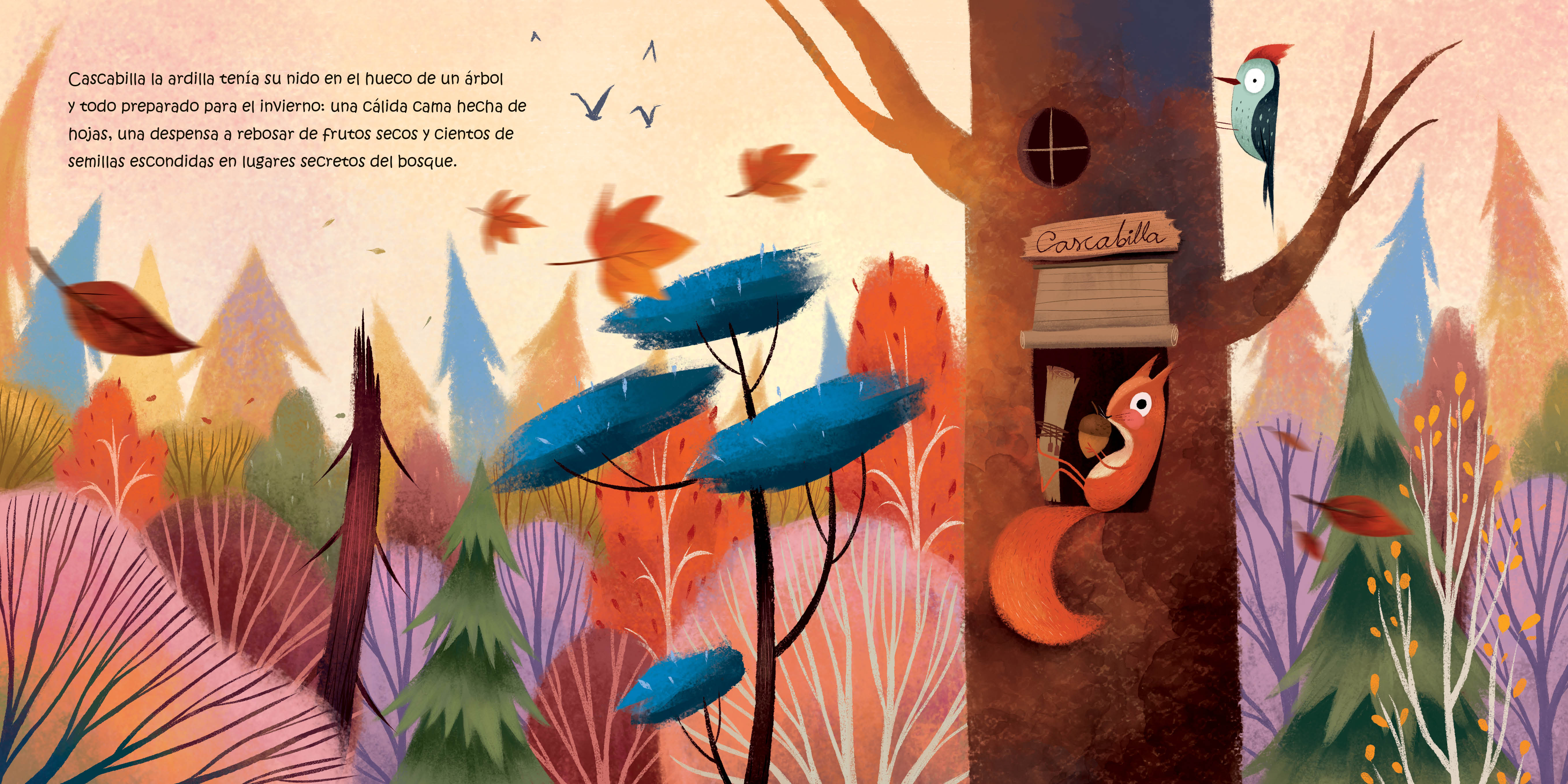 Bienvenida, amiga ardilla