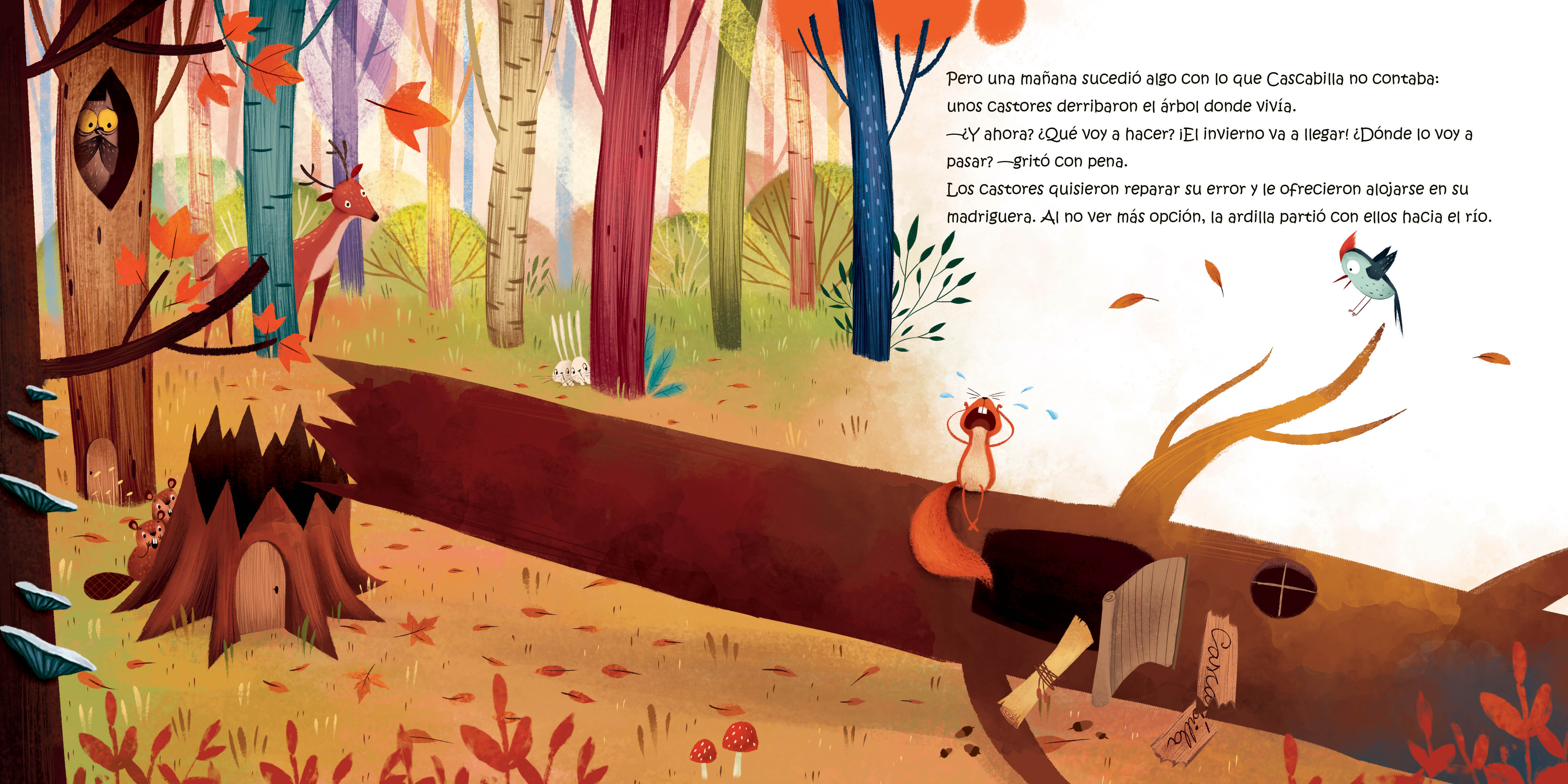 Bienvenida, amiga ardilla