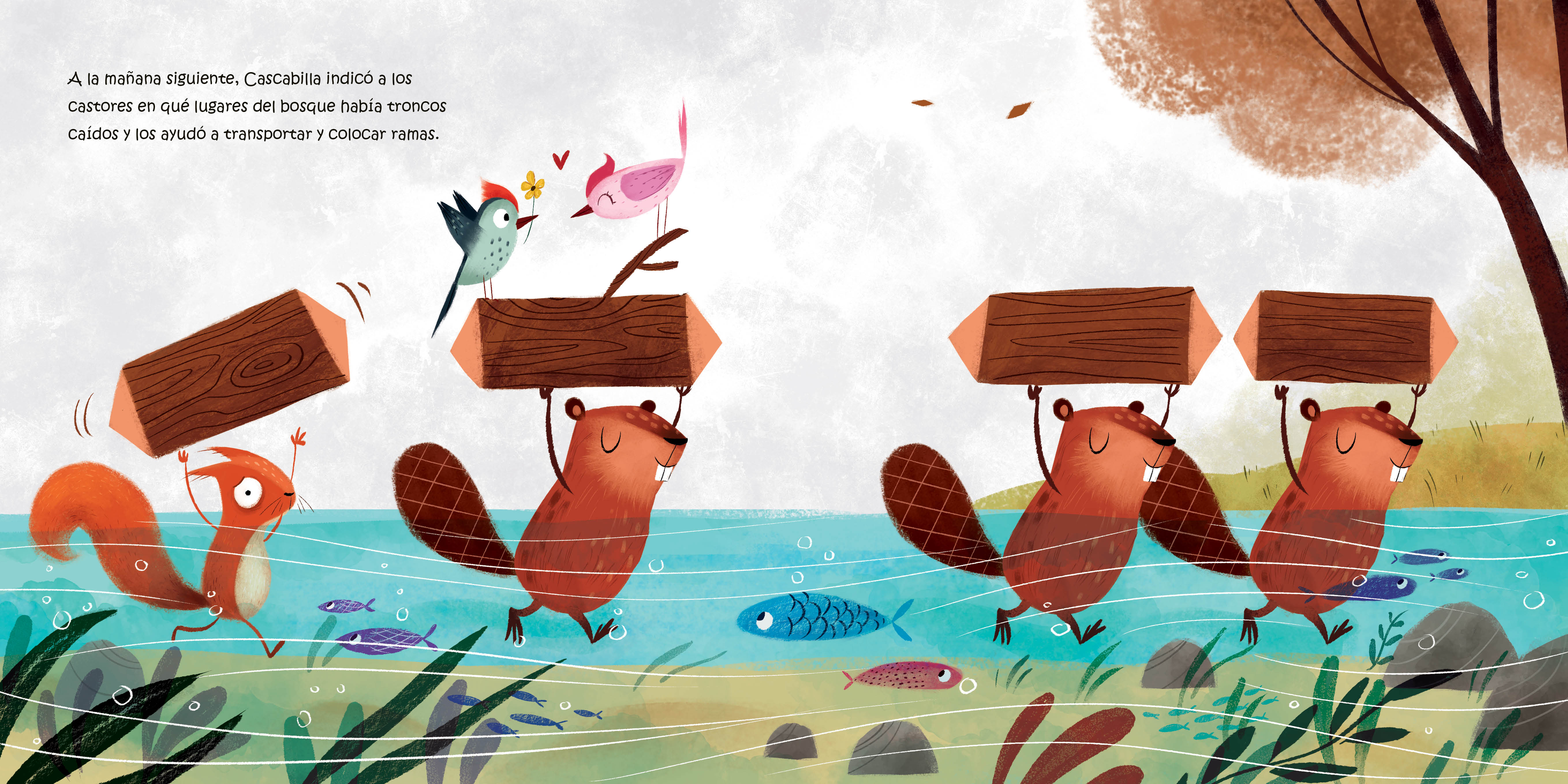 Bienvenida, amiga ardilla