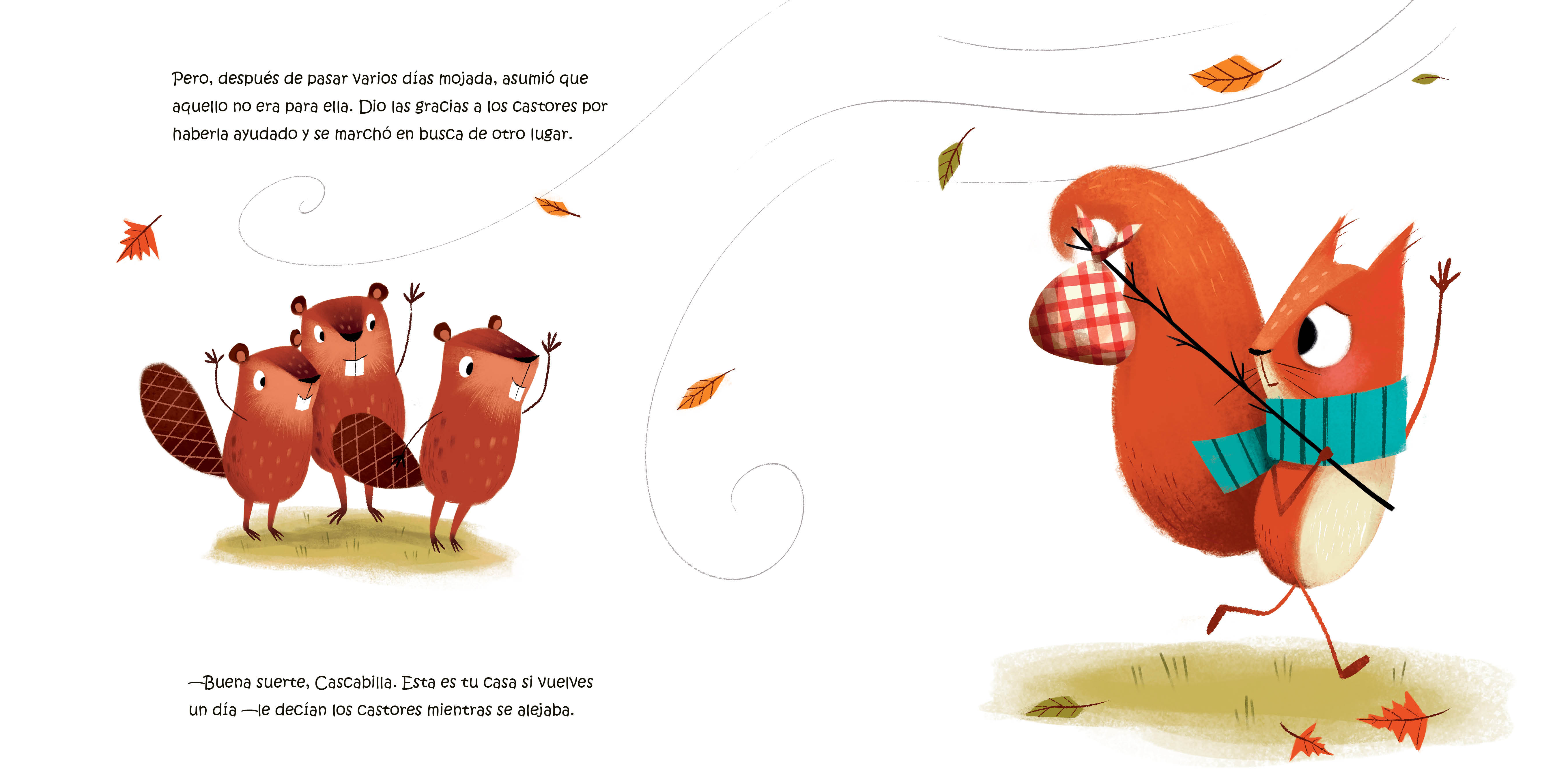 Bienvenida, amiga ardilla