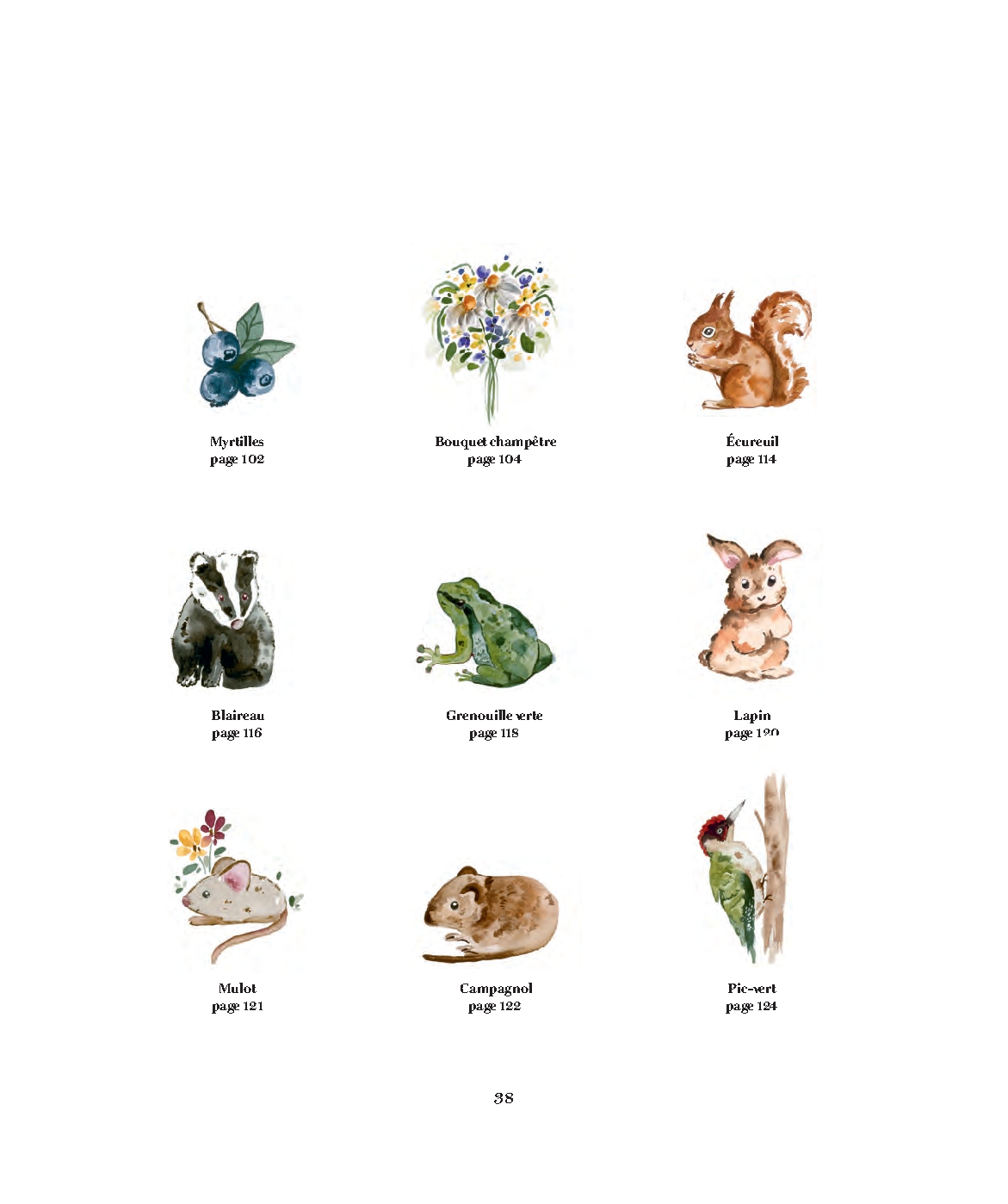 Flowers and Leaves Watercolour Pad