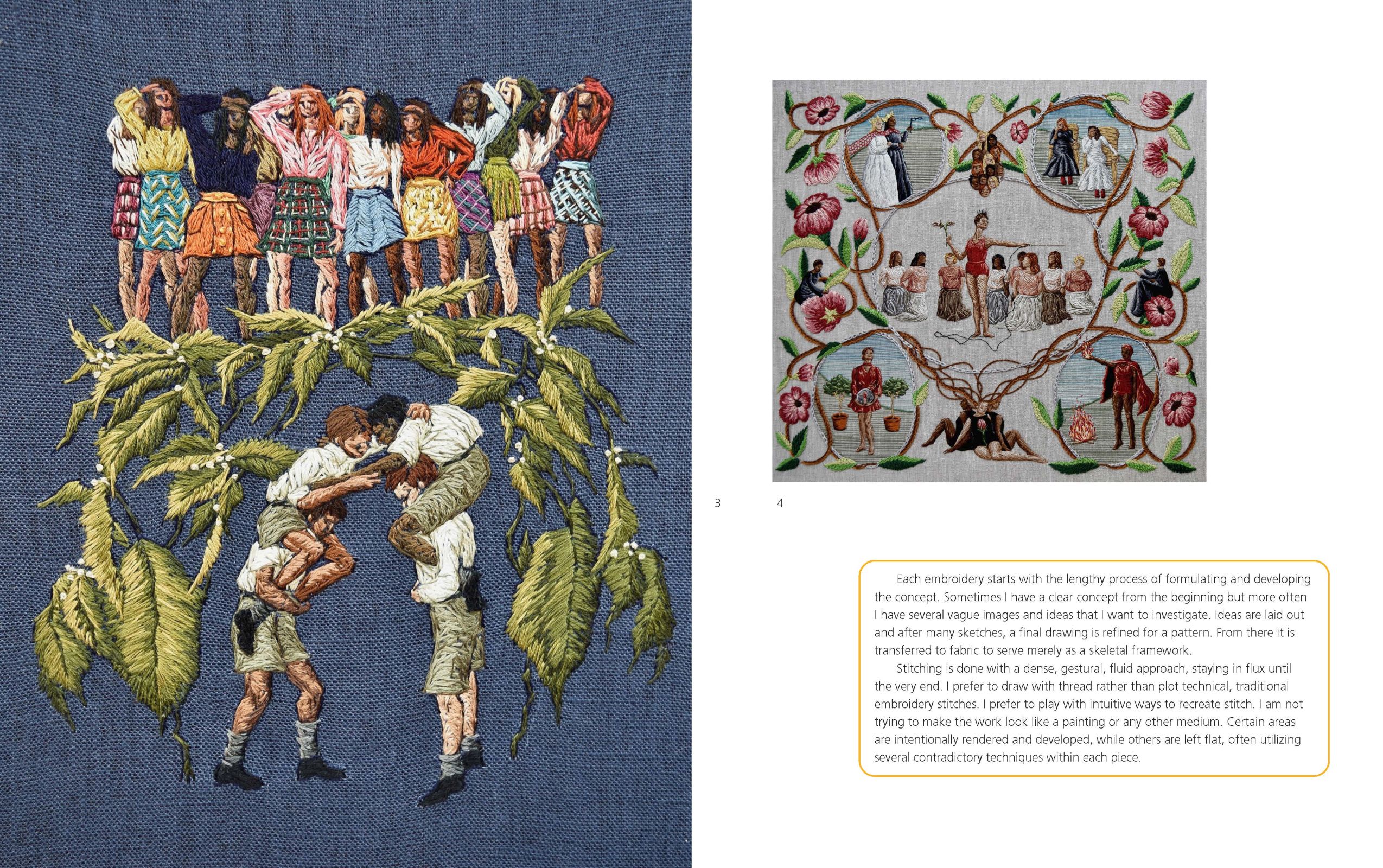 Embroidery Artists on Creative Processes