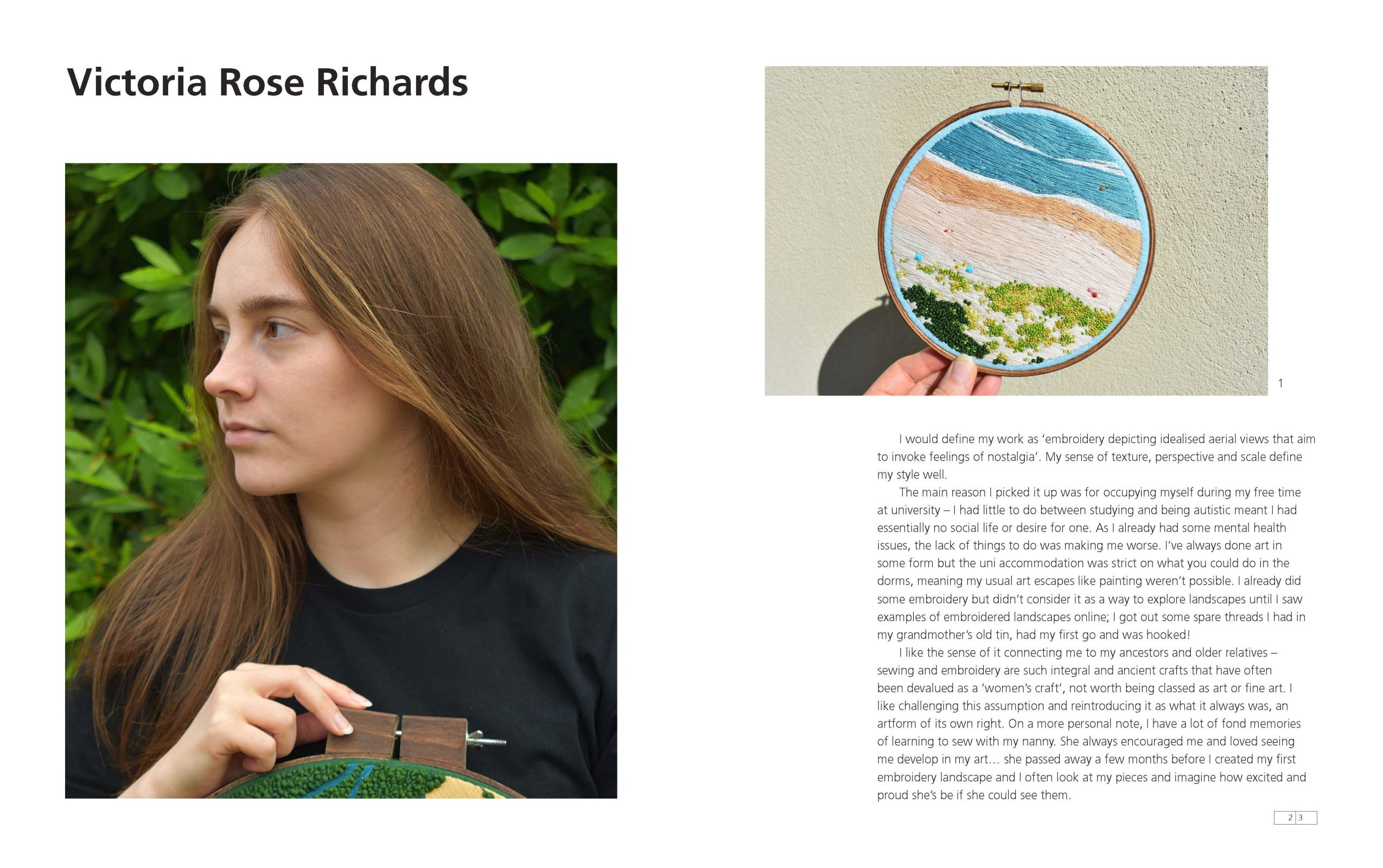 Embroidery Artists on Creative Processes
