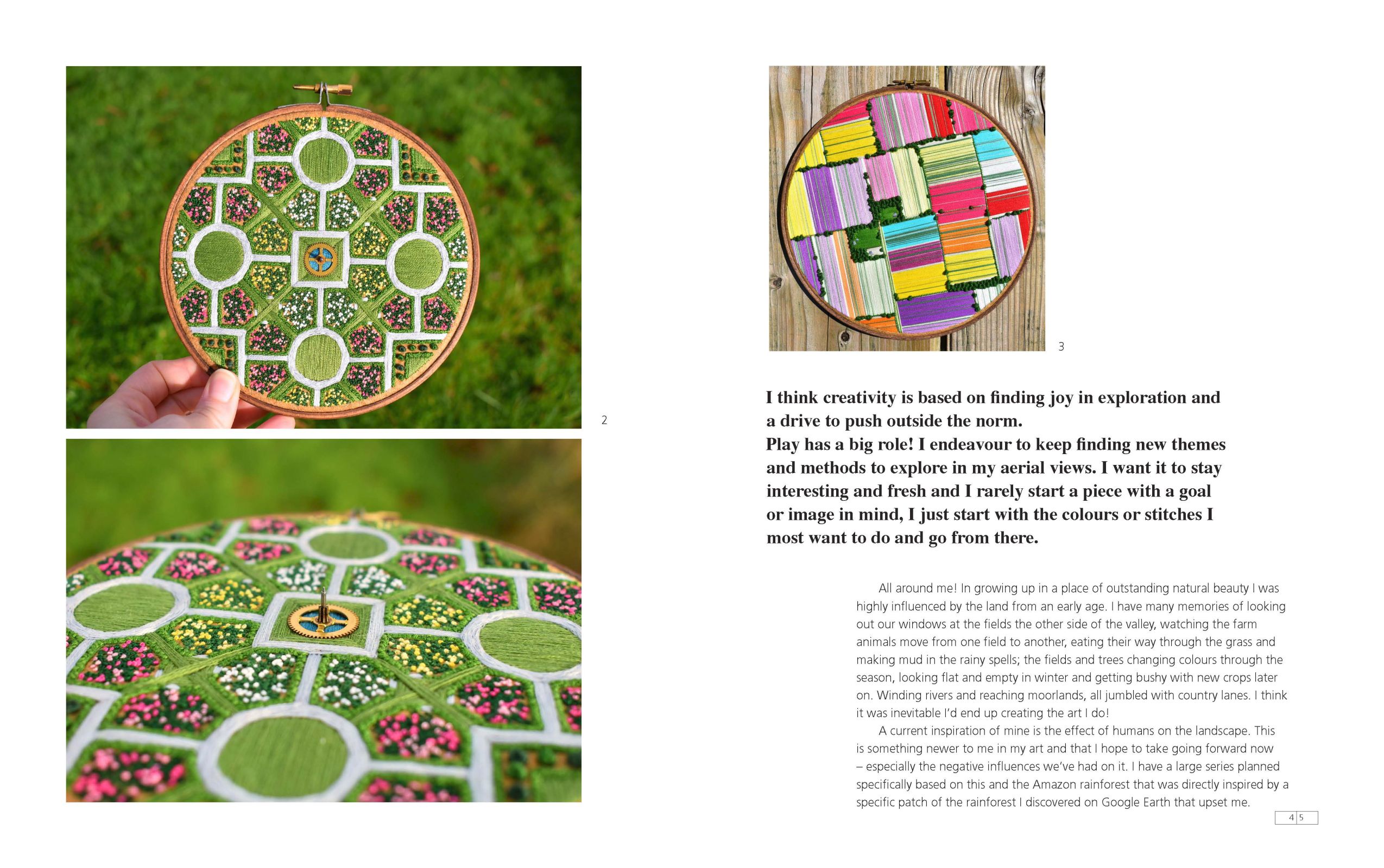 Embroidery Artists on Creative Processes