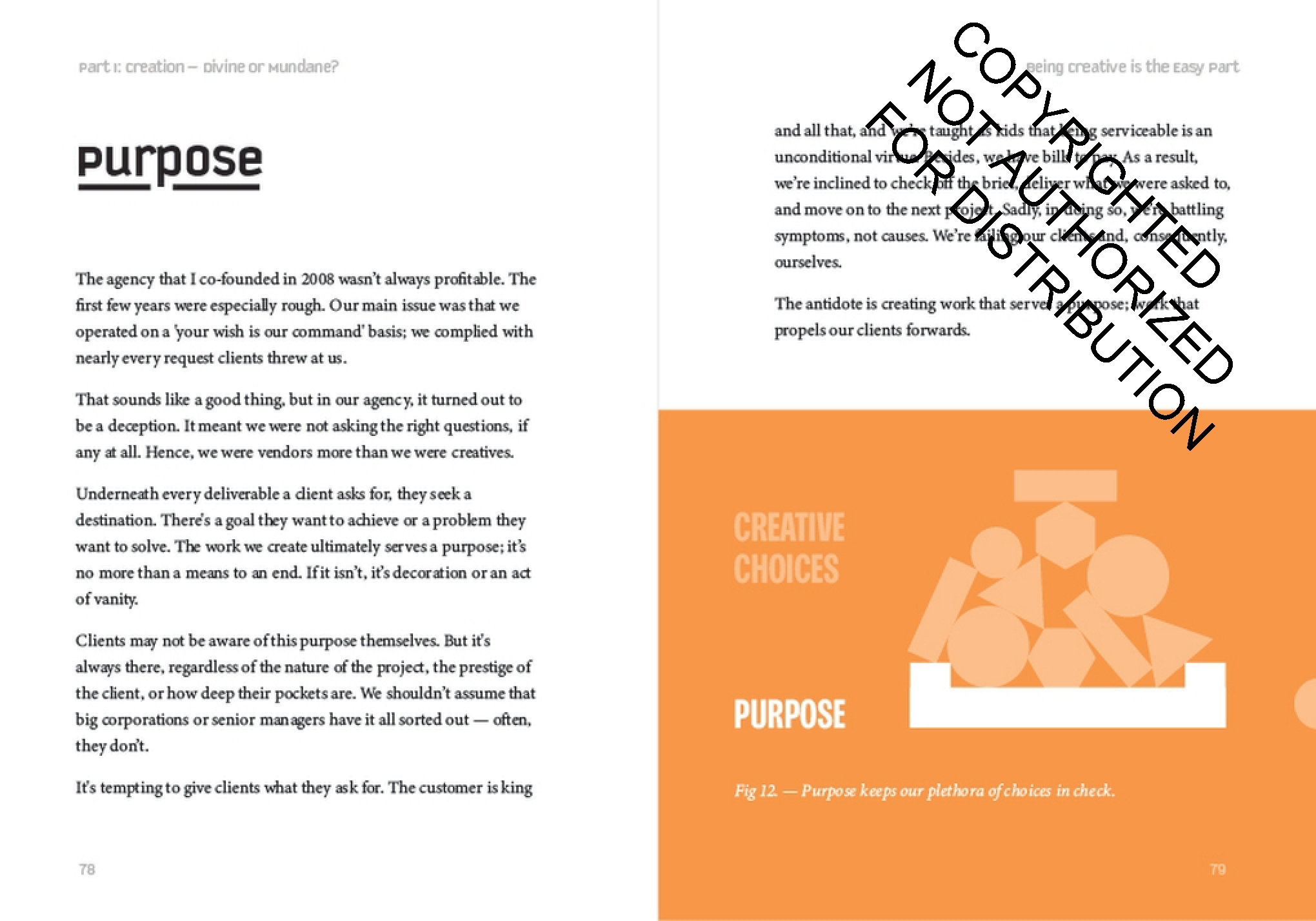 Being Creative is the Easy Part