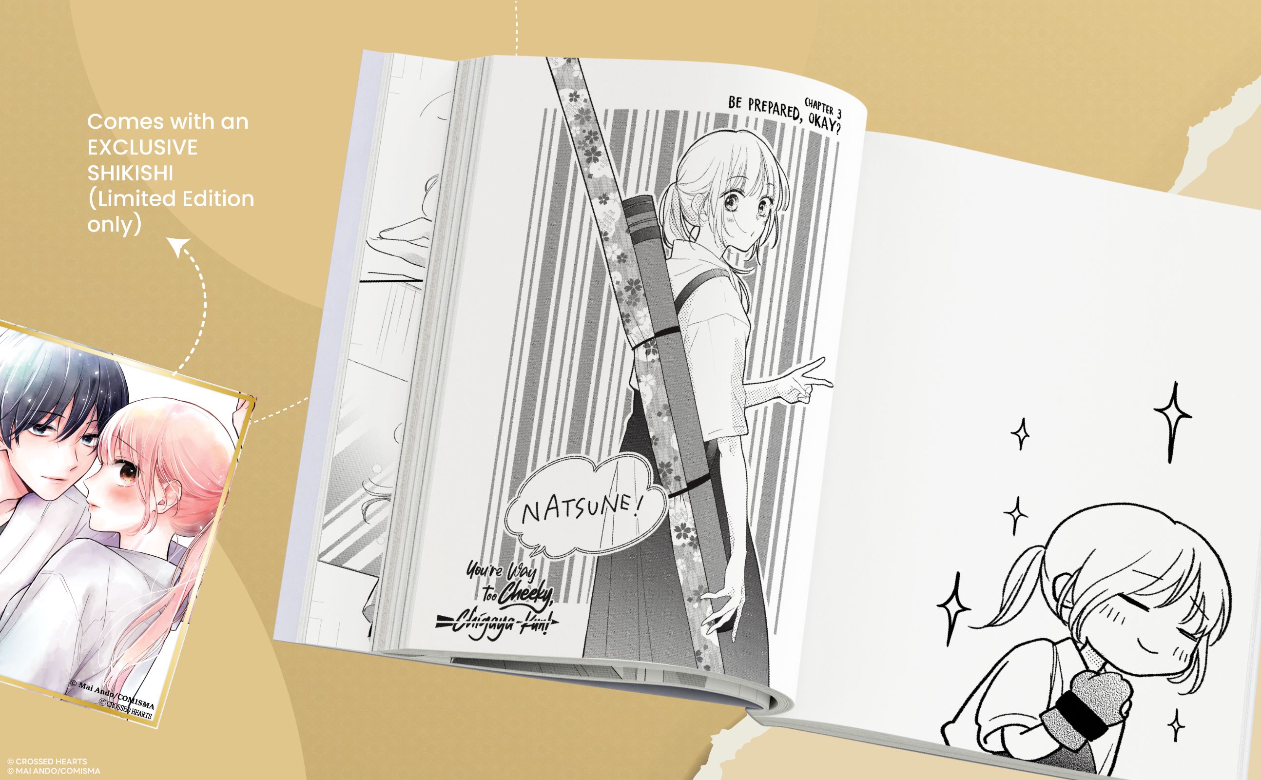 You're Way Too Cheeky, Chigaya-kun! Volume 1: Limited Edition with Shikishi