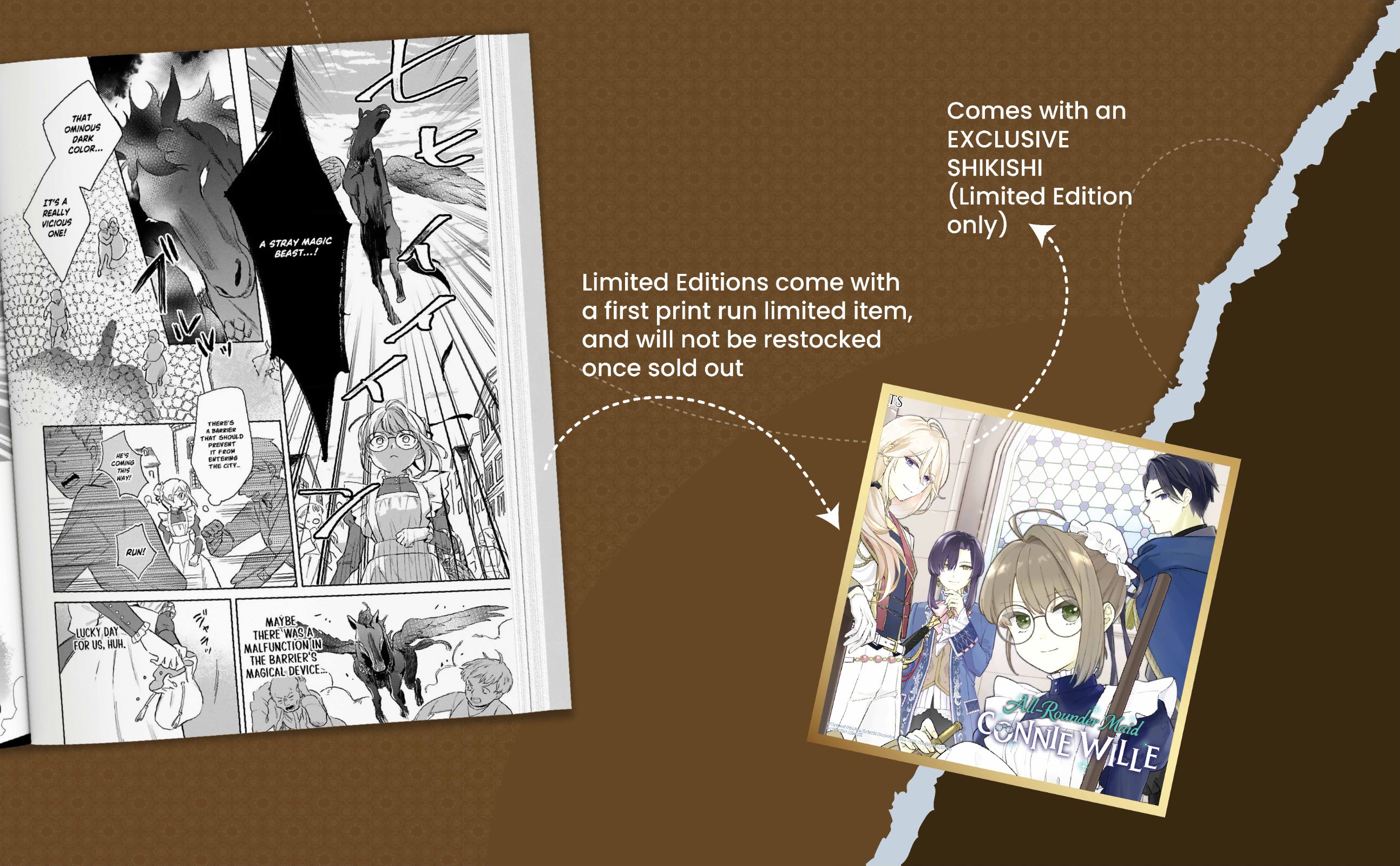 All-Rounder Maid Connie Wille Volume 1: Limited Edition with Shikishi