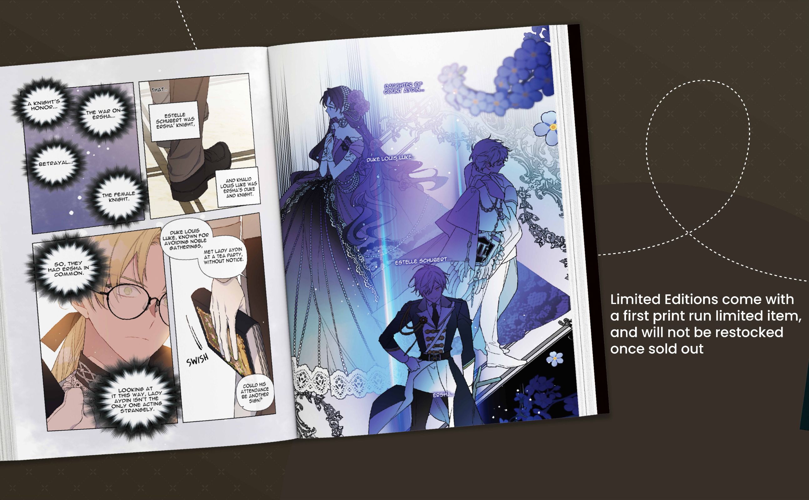 From a Knight to a Lady Volume 3: Limited Edition with Postcard and Sticker Set