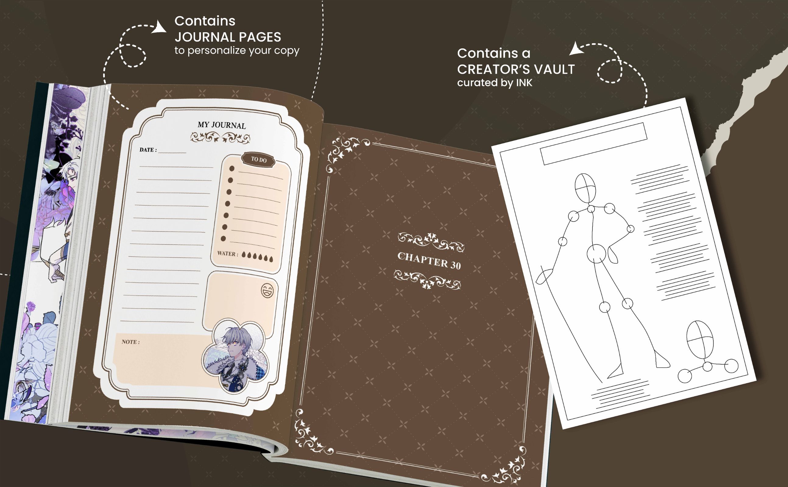 From a Knight to a Lady Volume 3: Limited Edition with Postcard and Sticker Set