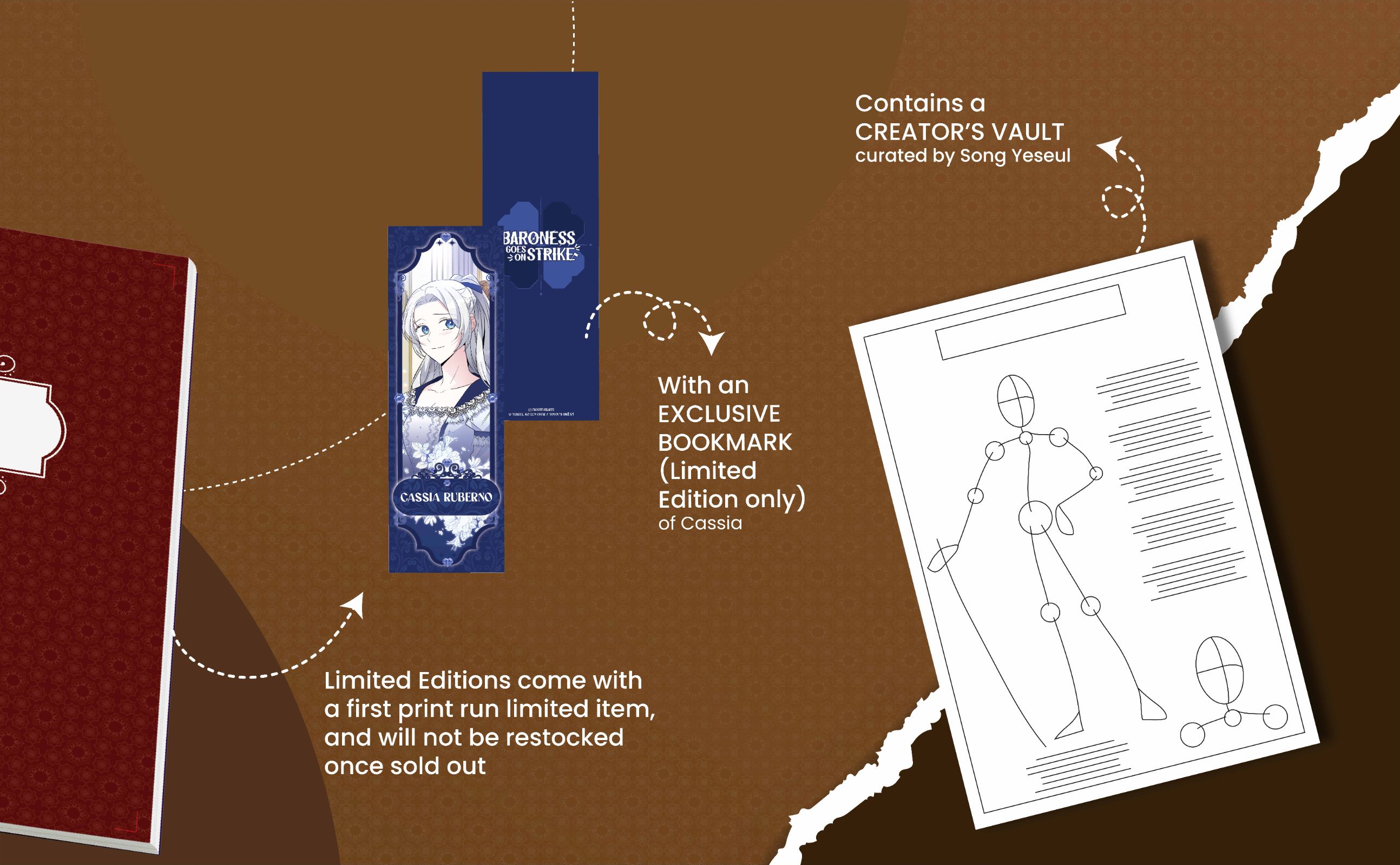 Baroness Goes on Strike Volume 3: Limited Edition with Bookmark of Cassia