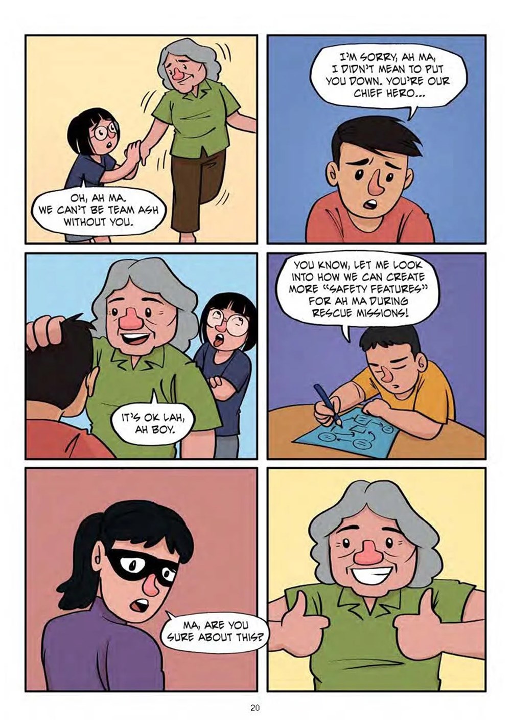 Amazing Ash & Superhero Ah Ma Book 2