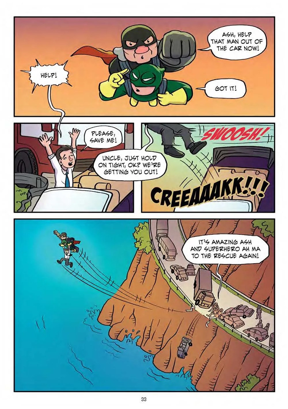 Amazing Ash & Superhero Ah Ma Book 2