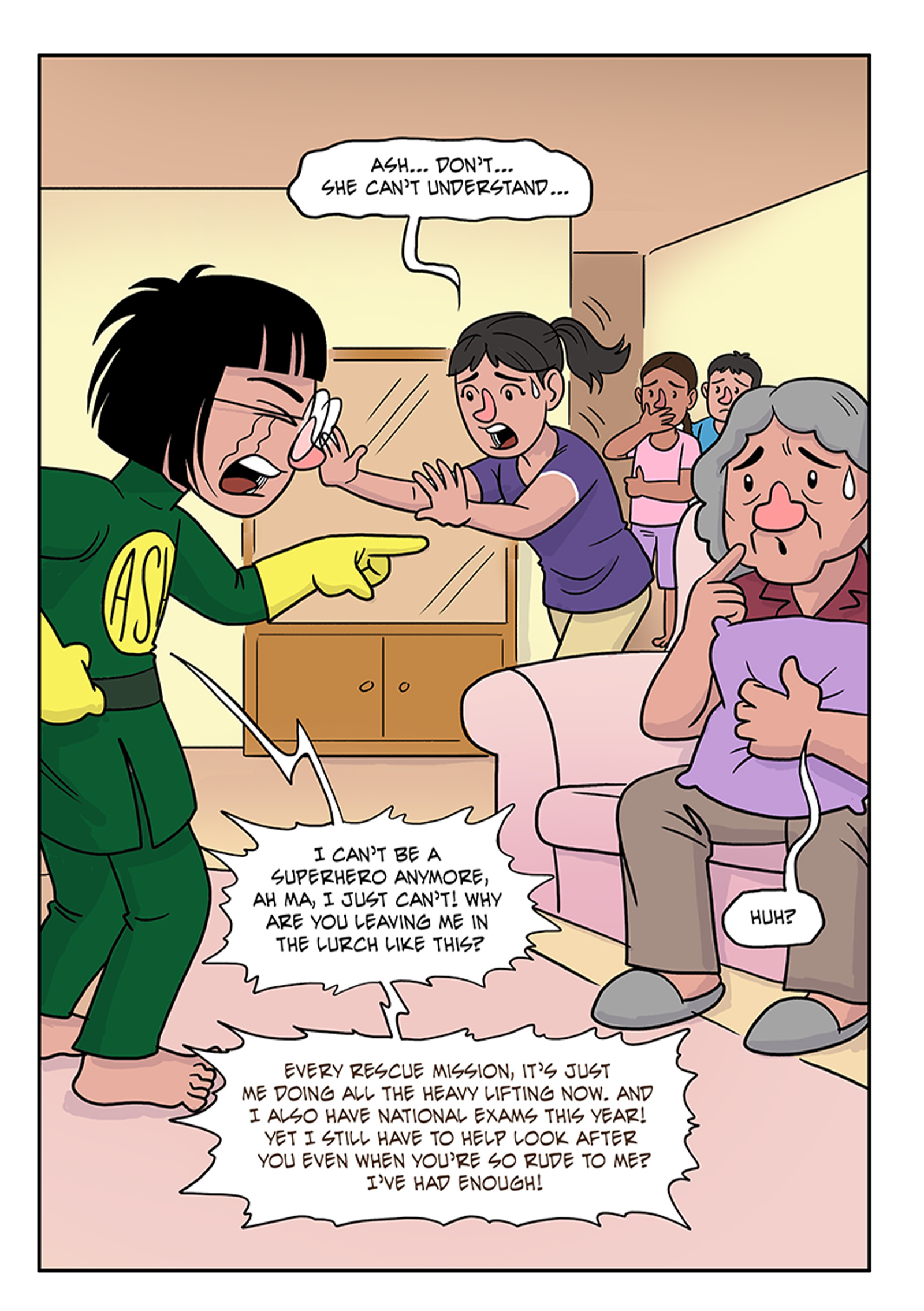 Amazing Ash & Superhero Ah Ma Book 3