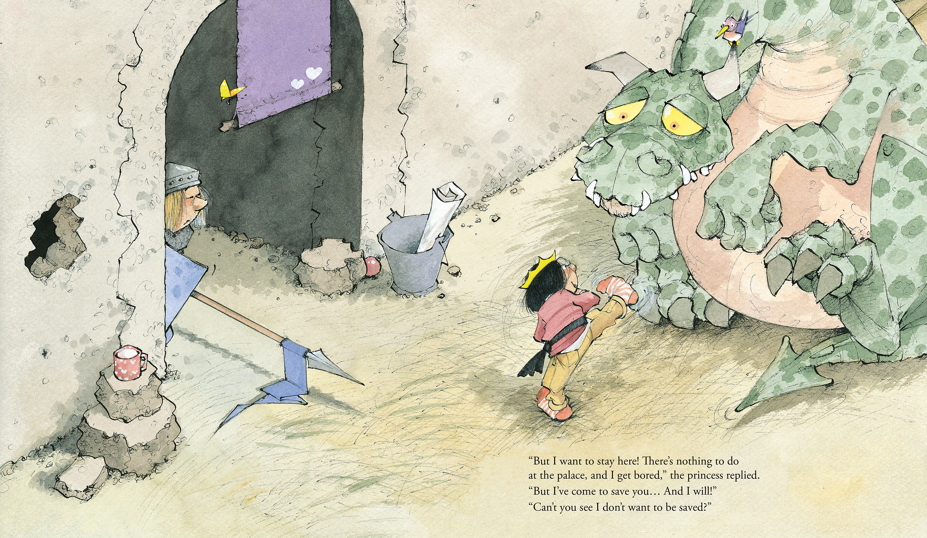 The Princess Away Beyond the Mountains