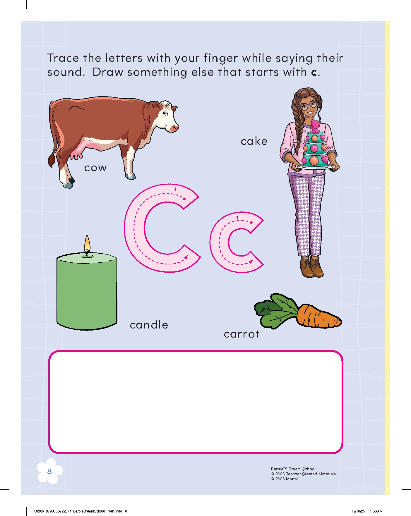 Barbie Dream School PreK Workbook