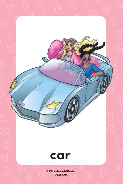 Barbie Dream School Flash Cards