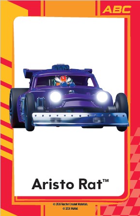 Hot Wheels Brain Race Flash Cards