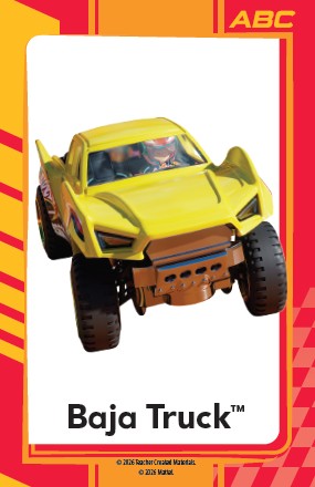 Hot Wheels Brain Race Flash Cards
