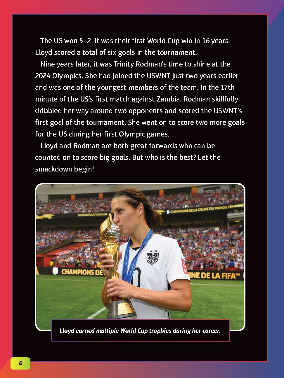 Trinity Rodman vs. Carli Lloyd