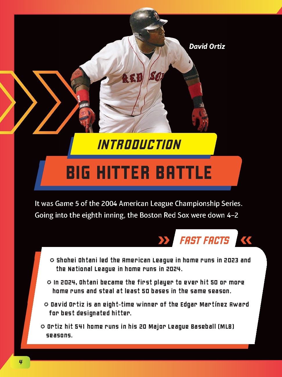 Shohei Ohtani vs. David Ortiz