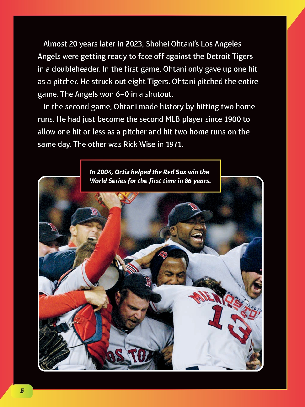 Shohei Ohtani vs. David Ortiz