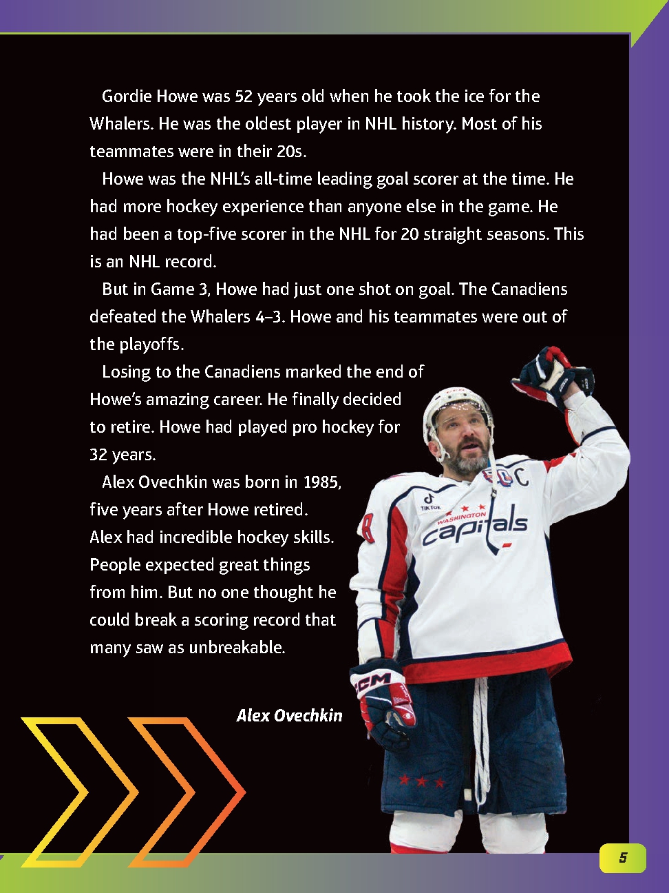 Alex Ovechkin vs. Gordie Howe