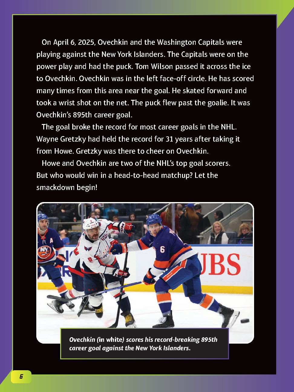 Alex Ovechkin vs. Gordie Howe