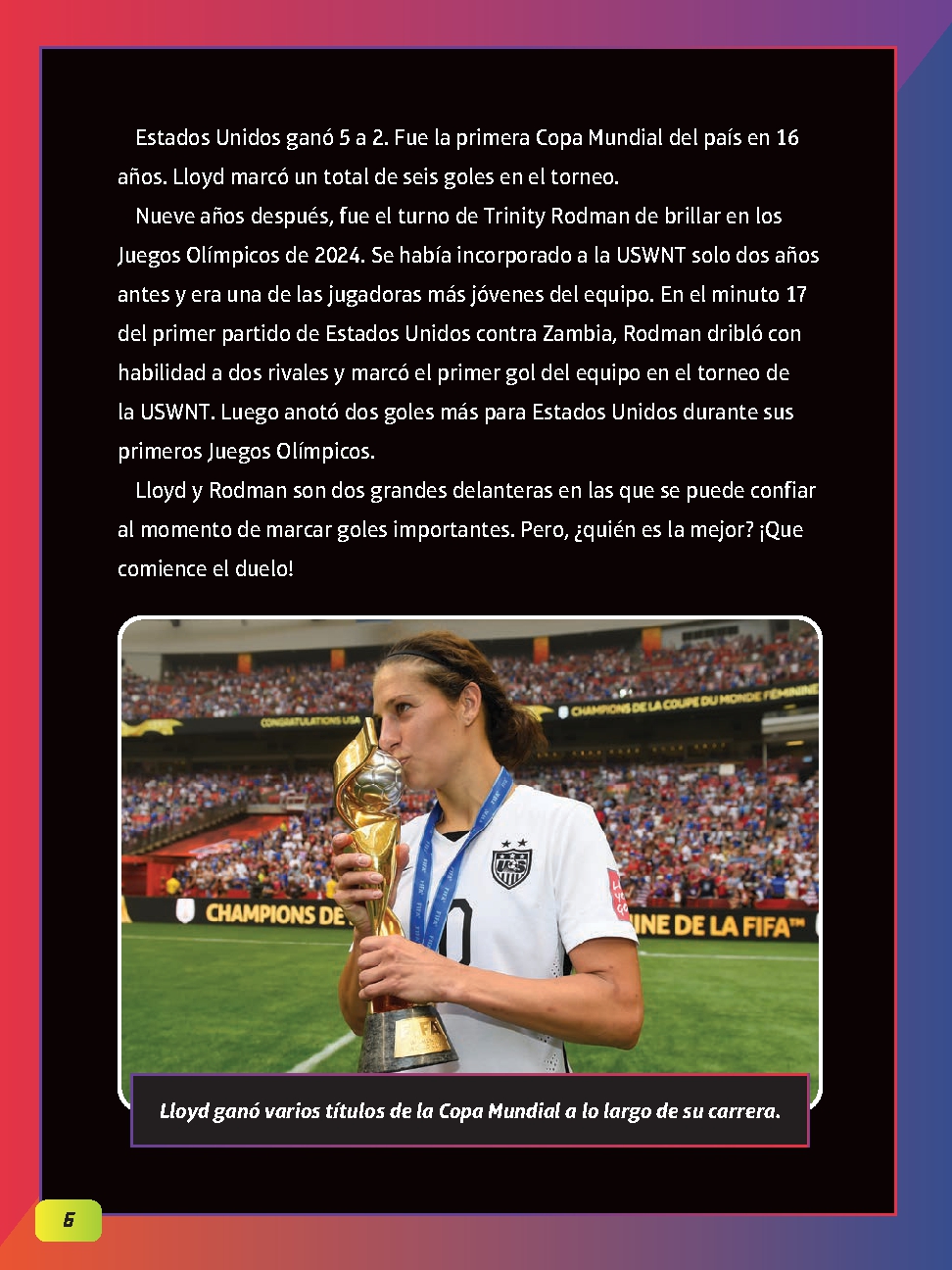 Trinity Rodman vs. Carli Lloyd