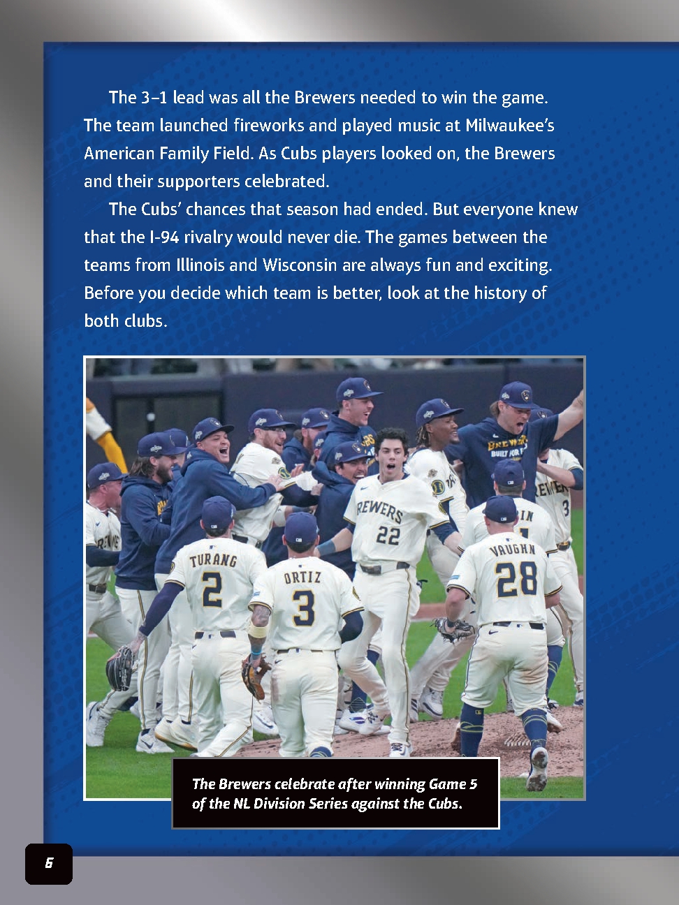 Chicago Cubs vs. Milwaukee Brewers