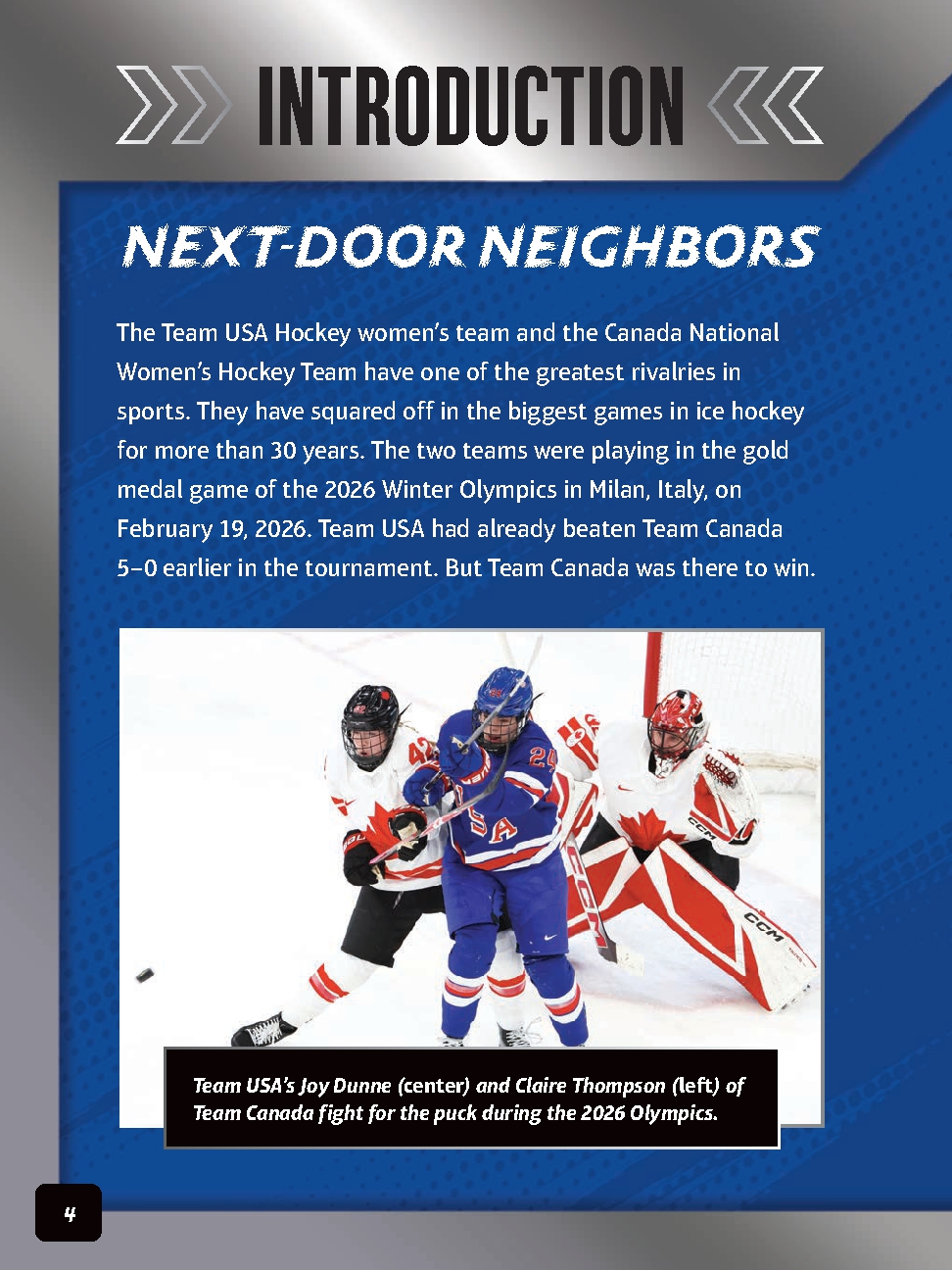 US Women's Hockey vs. Canada Women's Hockey