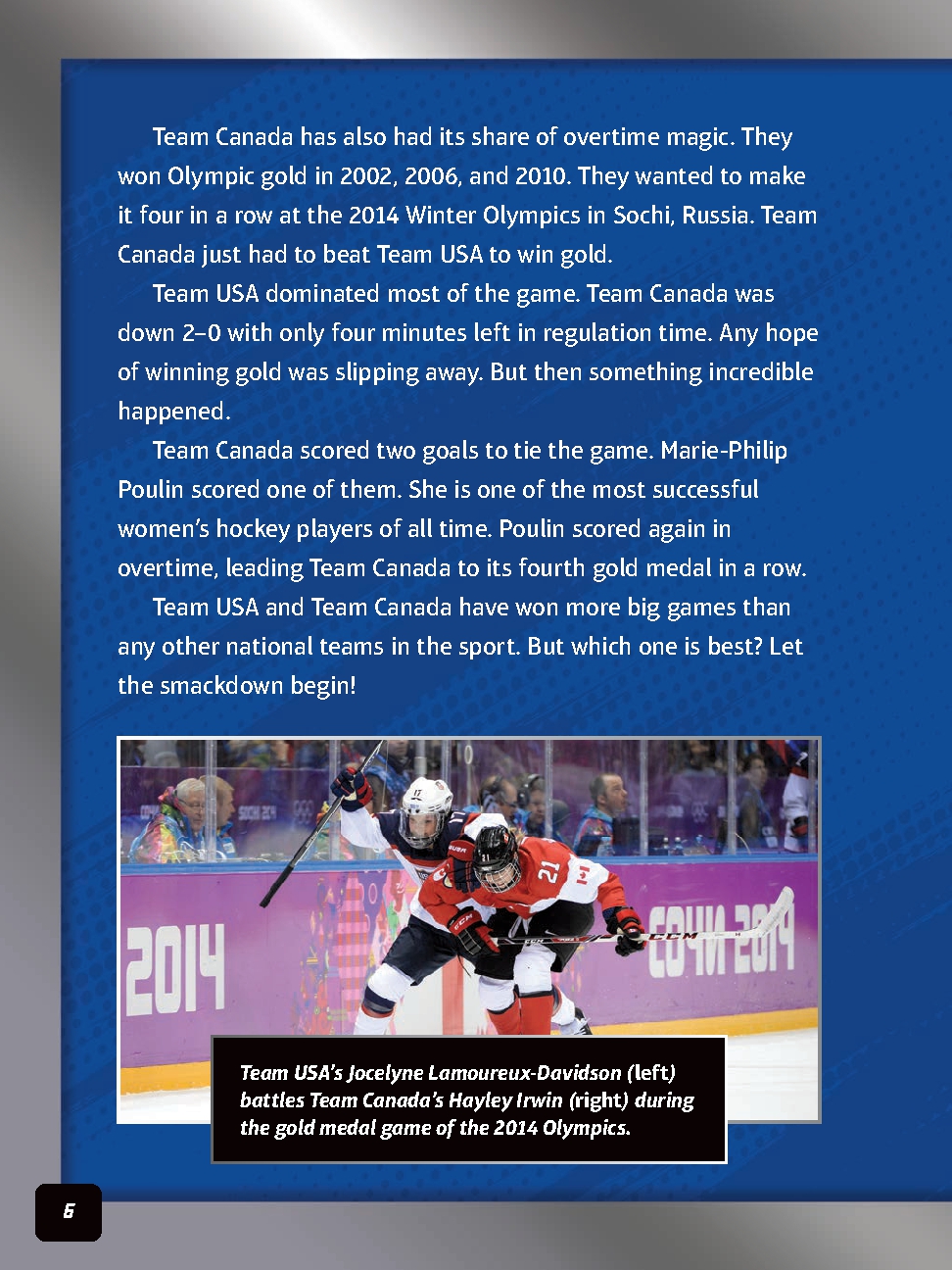 US Women's Hockey vs. Canada Women's Hockey