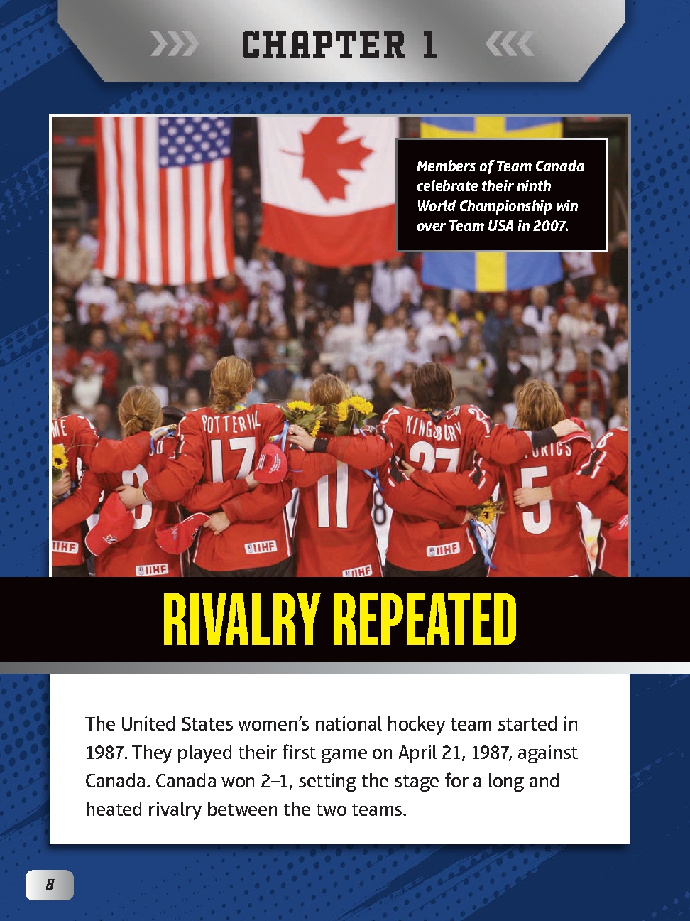 US Women's Hockey vs. Canada Women's Hockey
